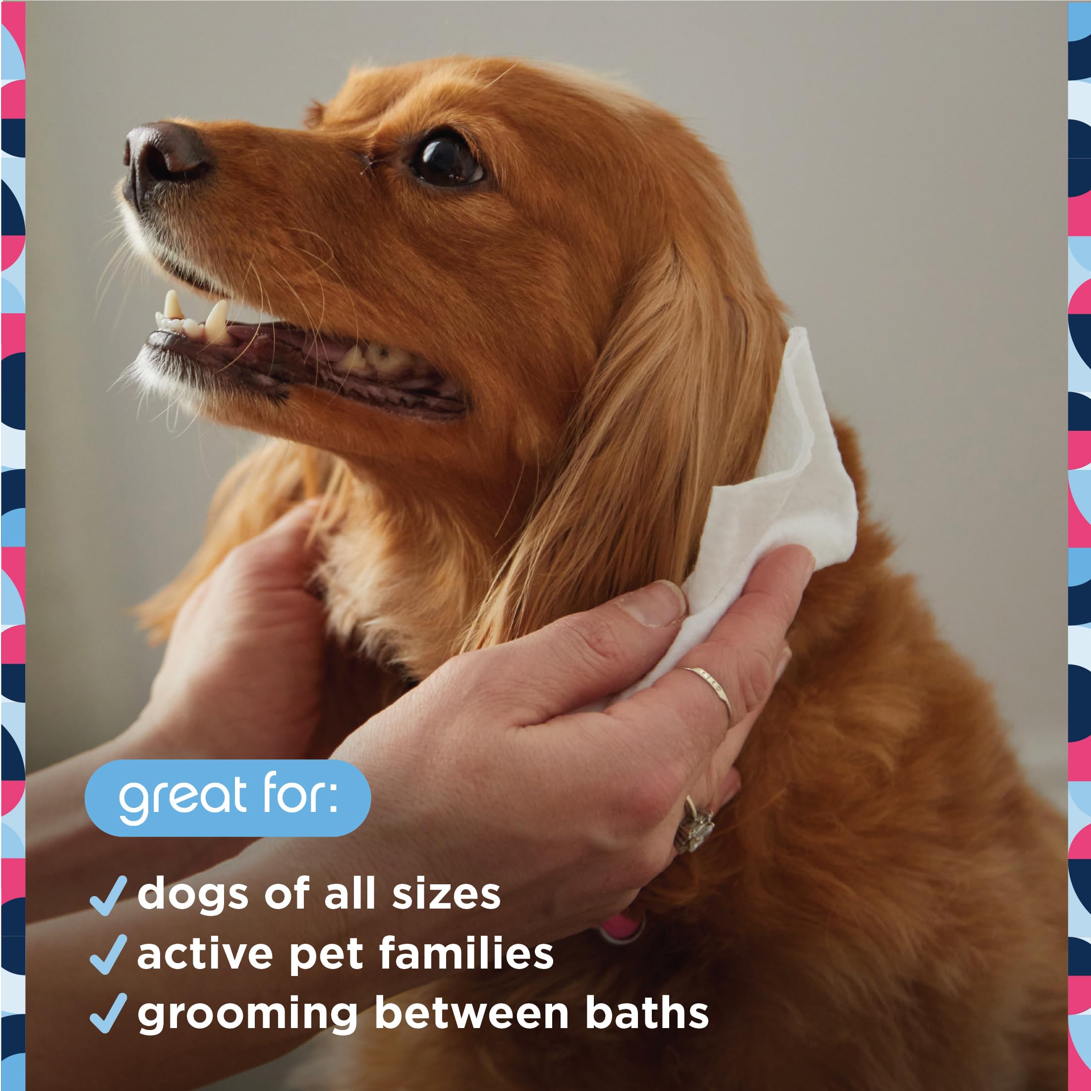 Pet Life Unlimited Dog Cleaning Wipes - Plant-Based With Moisturizing Aloe Leaf & Calendula - Made In The Usa - Fragrance Free D