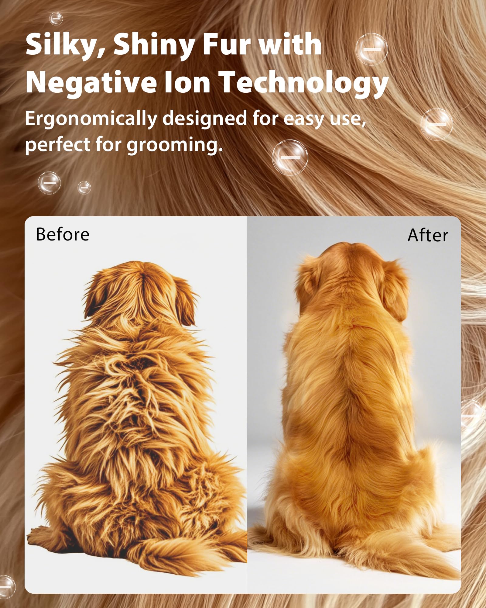 L&W Bros. Hands-Free Dog Dryer - Powerful & Professional Pet Blow Dryer For Small & Medium Dogs & Cats, Adjustable Airflow, Easy