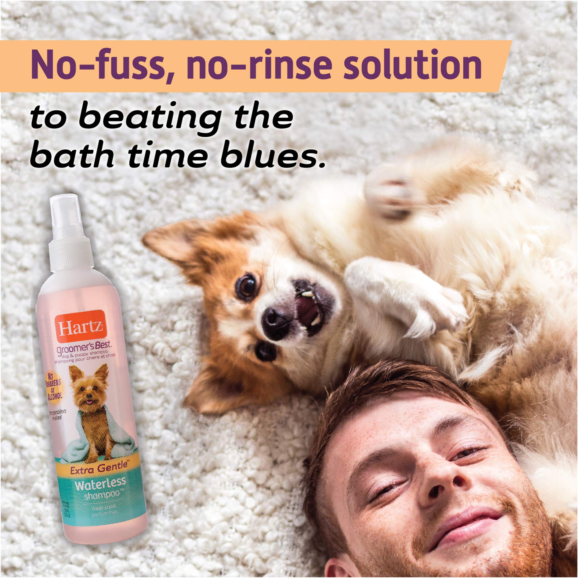 Hartz Groomer'S Best 3-In-1 Waterless Dog Shampoo