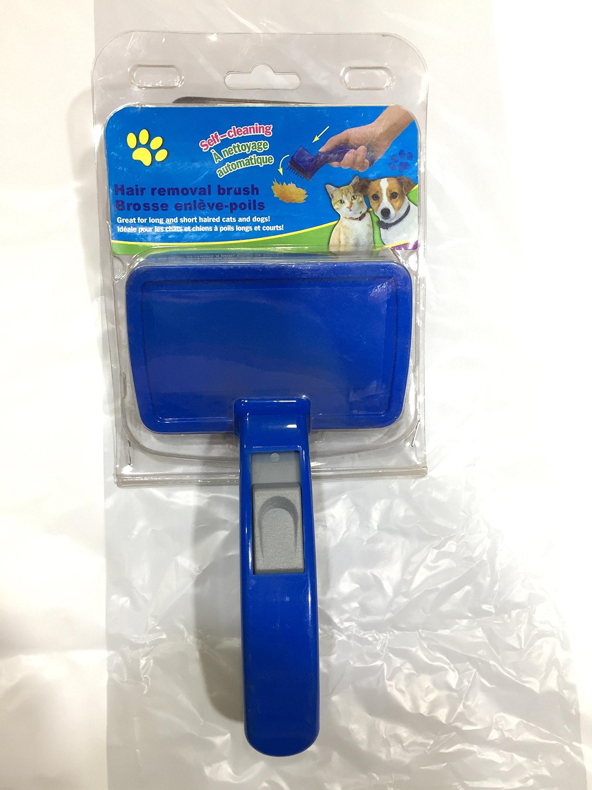 Sri Dog Plastic Slicker Brush With Press Key