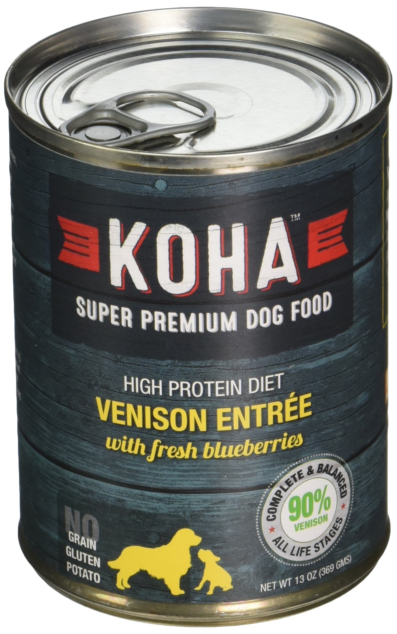 Koha Can Venison Kiwi Dog Food (12 Pack), 13 Oz