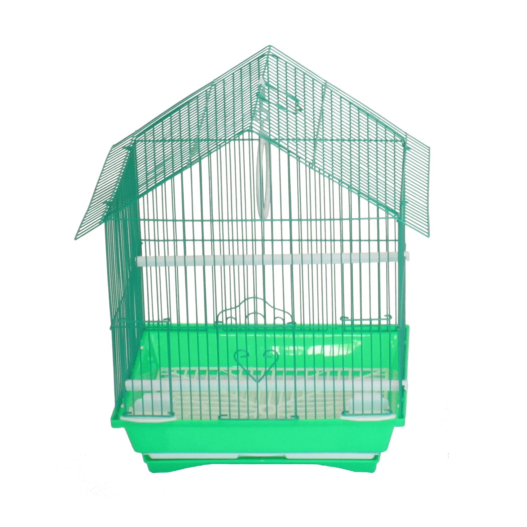 YML A1114MPUR House Top Style Small Parakeet Cage, 11" x 9" x 16"