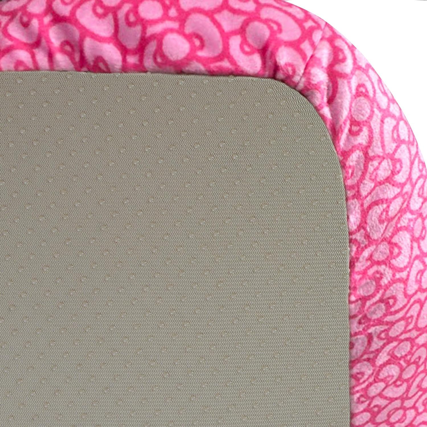 Hello Kitty And Friends Pink Bolster Pet Bed With Printed Design And Machine Washable Removable Insert - Size Large - Ultrasoft