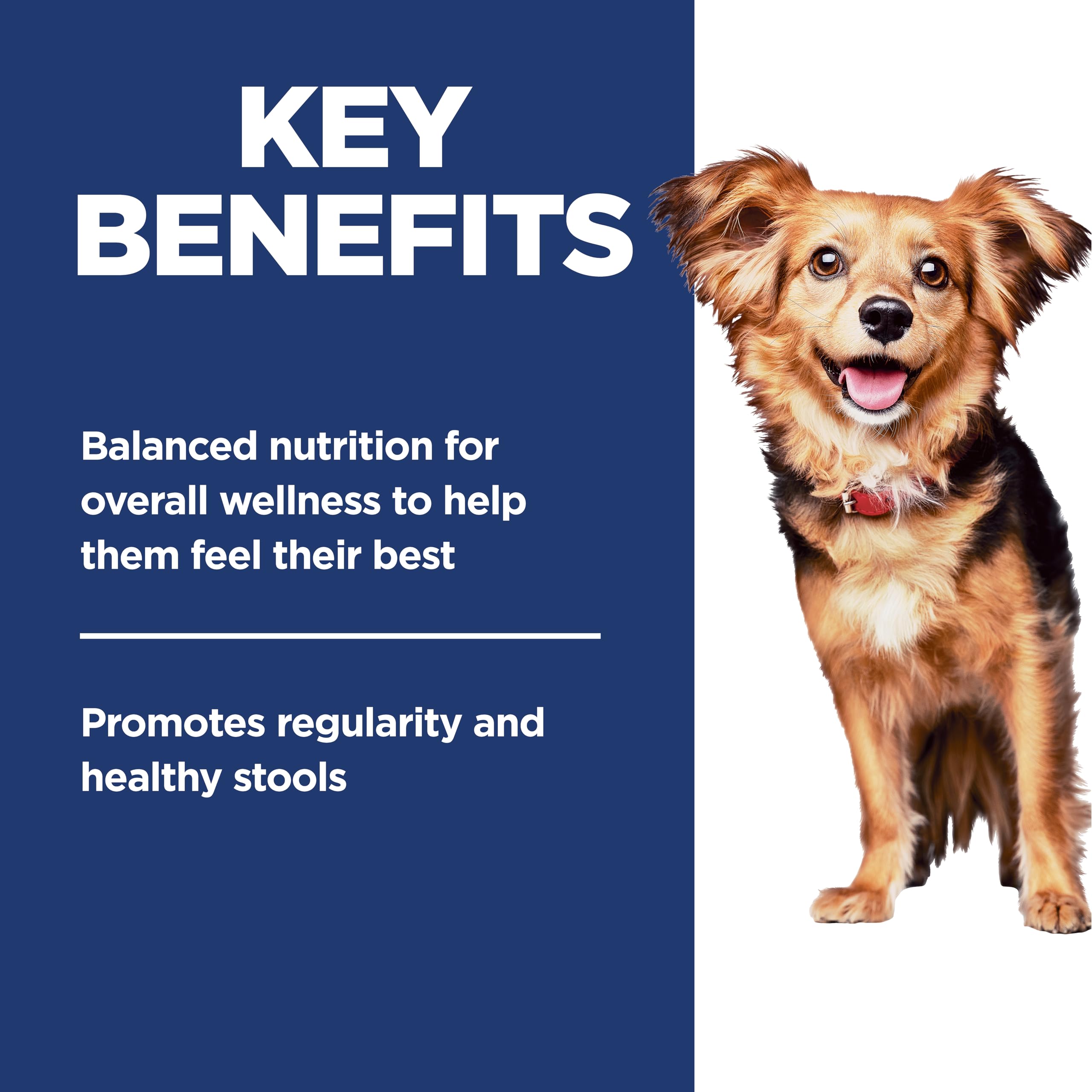 Hills Science Diet Perfect Digestion, Adult 1-6, Small & Mini Breeds Digestive Support, Dry Dog Food, Chicken & Brown Rice, 3.5