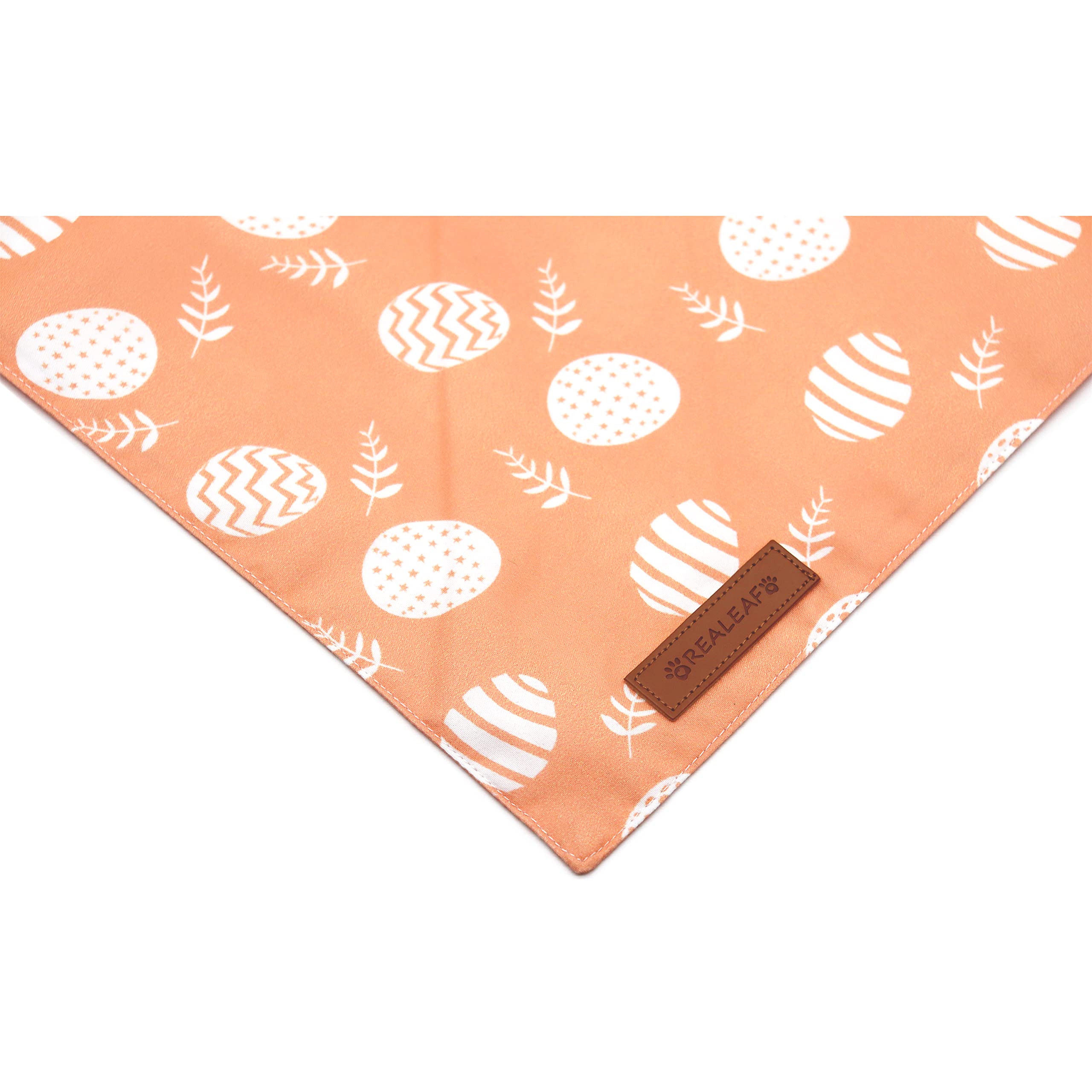 Realeaf Happy Easter Dog Bandanas 2 Pack, Reversible Pet Scarf For Boy And Girl, Premium Durable Fabric, Holiday Bandana For Small Medium Large And Extra Large Dogs (X-Large)