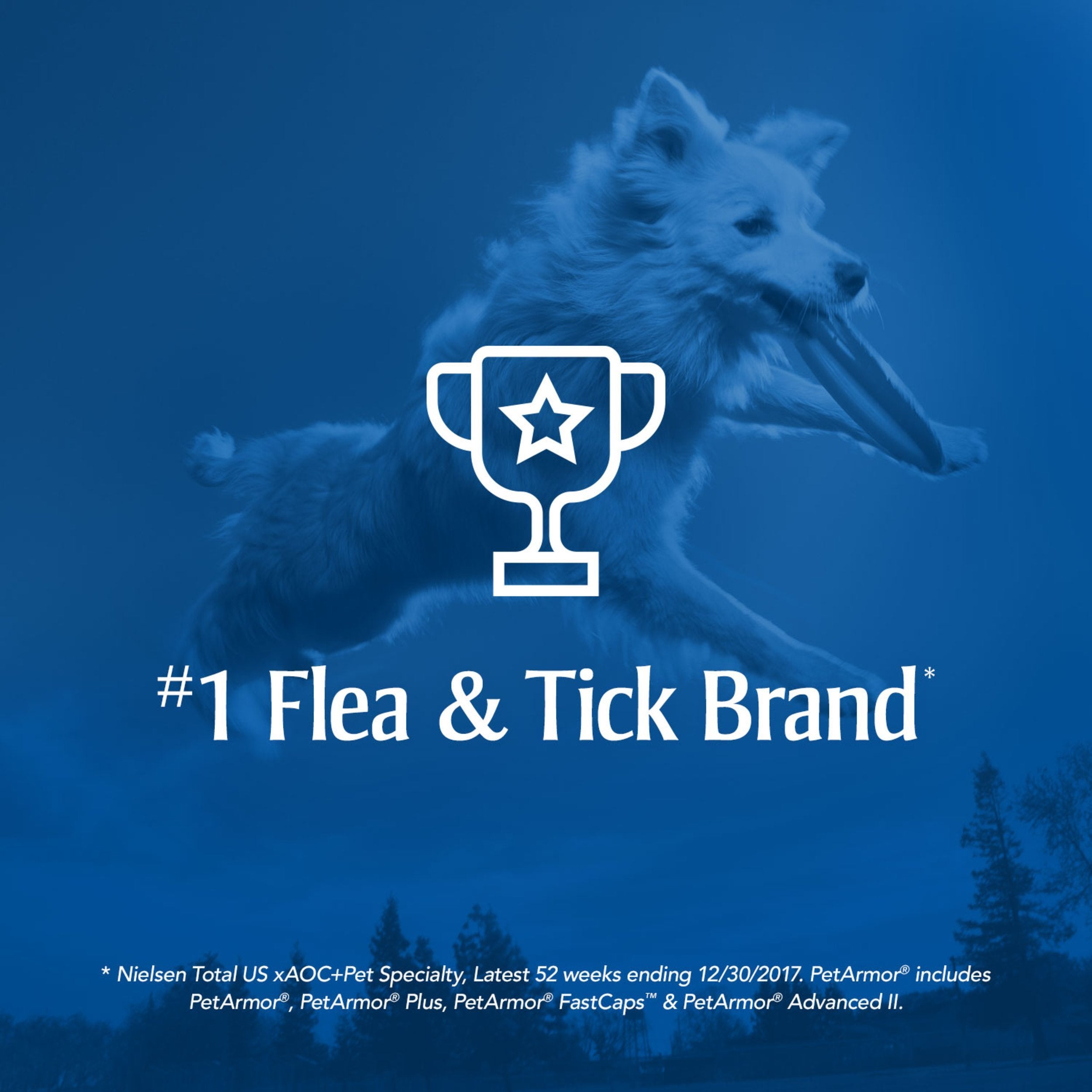 PetArmor for Dogs, Flea and Tick Treatment for Extra Large Dogs (89-132 Pounds), Includes 3 Month Supply of Topical Flea Treatme
