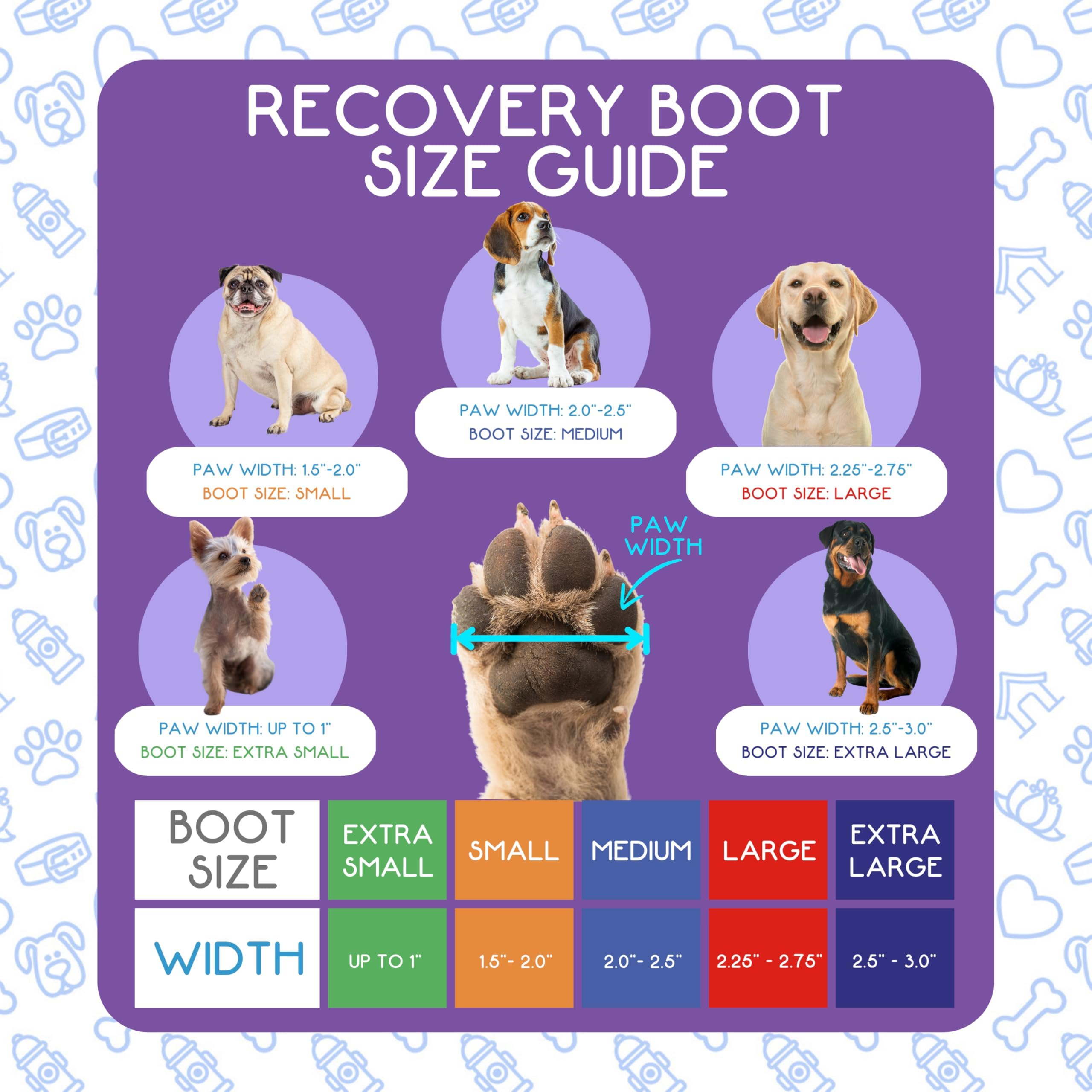 Calm Paws Recovery Boot And Paw Protector (Large)