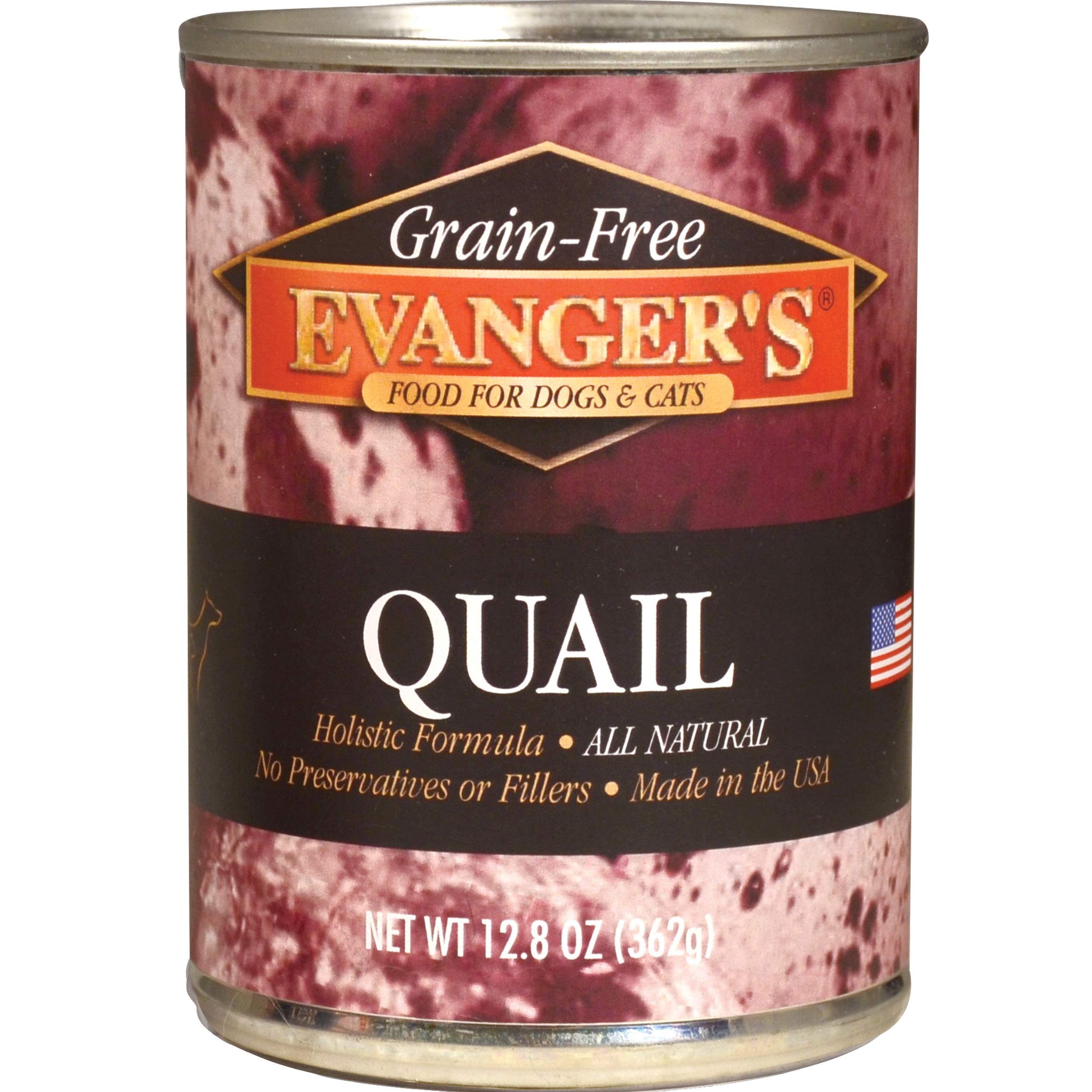 Evangers Grain-Free Quail for Dogs & Cats