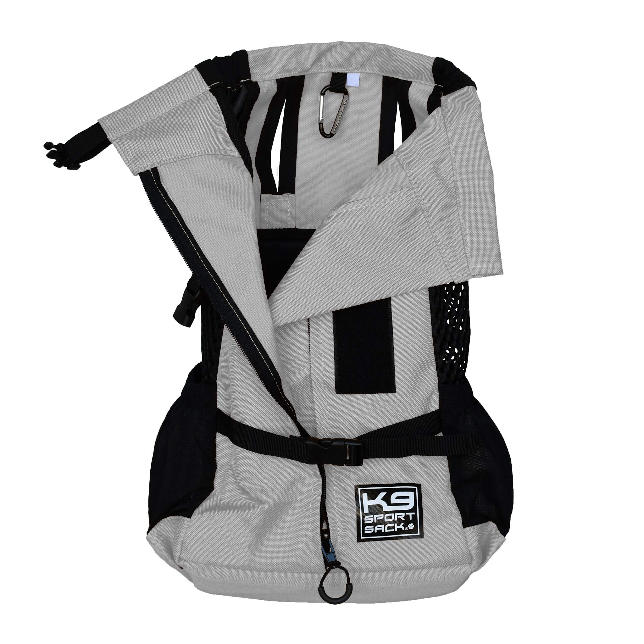 K9 Sport Sack | Dog Carrier Adjustable Backpack (Large, Plus 2 - Jet Black)