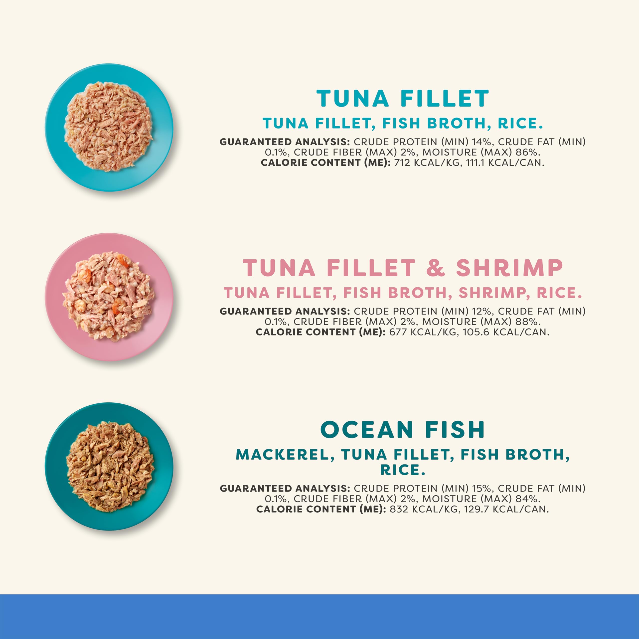 Applaws Natural Wet Cat Food in Broth, Limited and Natural Ingredients, High Protein with No Artificial Additives, Fish Selectio
