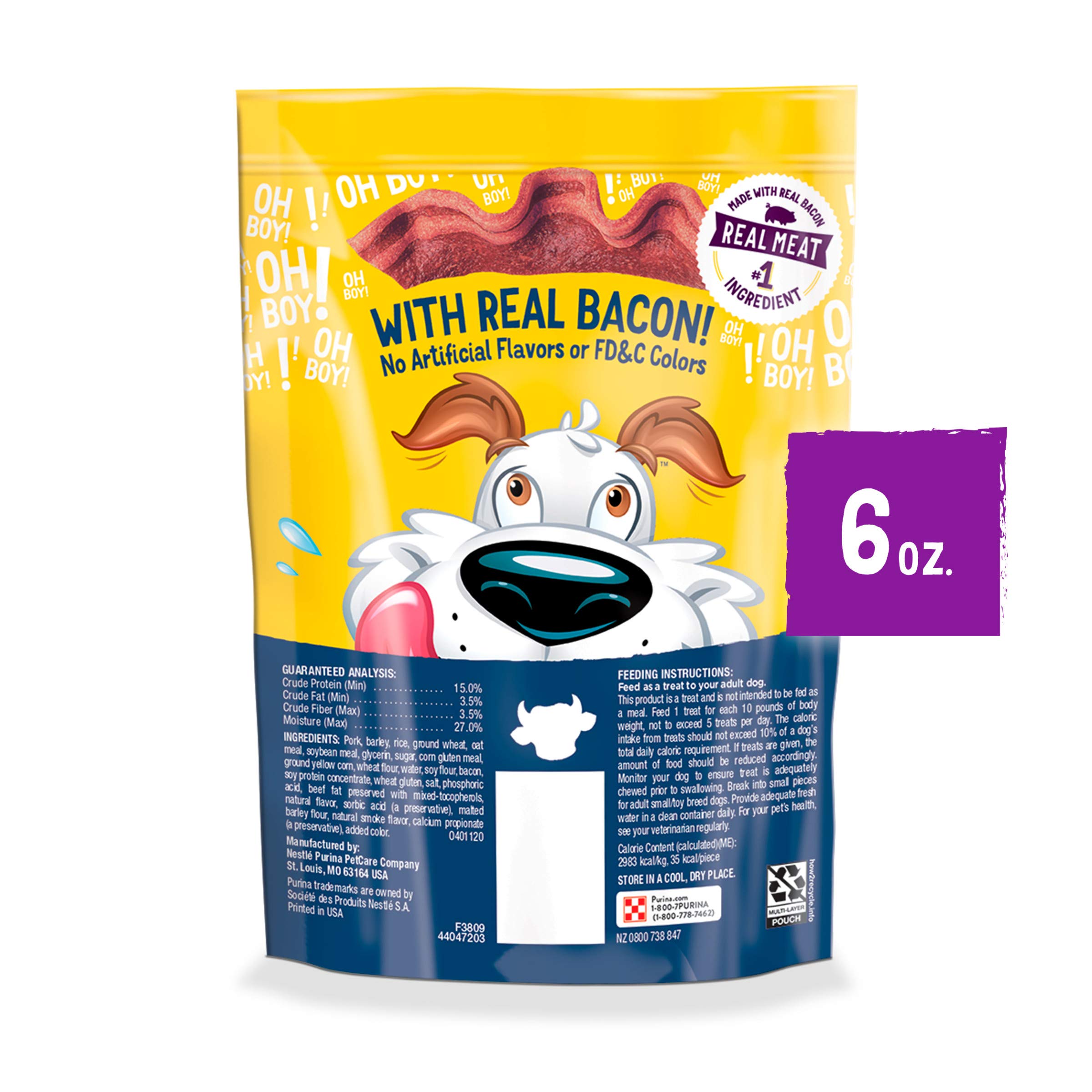 Purina Beggin Strips With Real Meat Dog Treats With Bacon and Beef Flavors