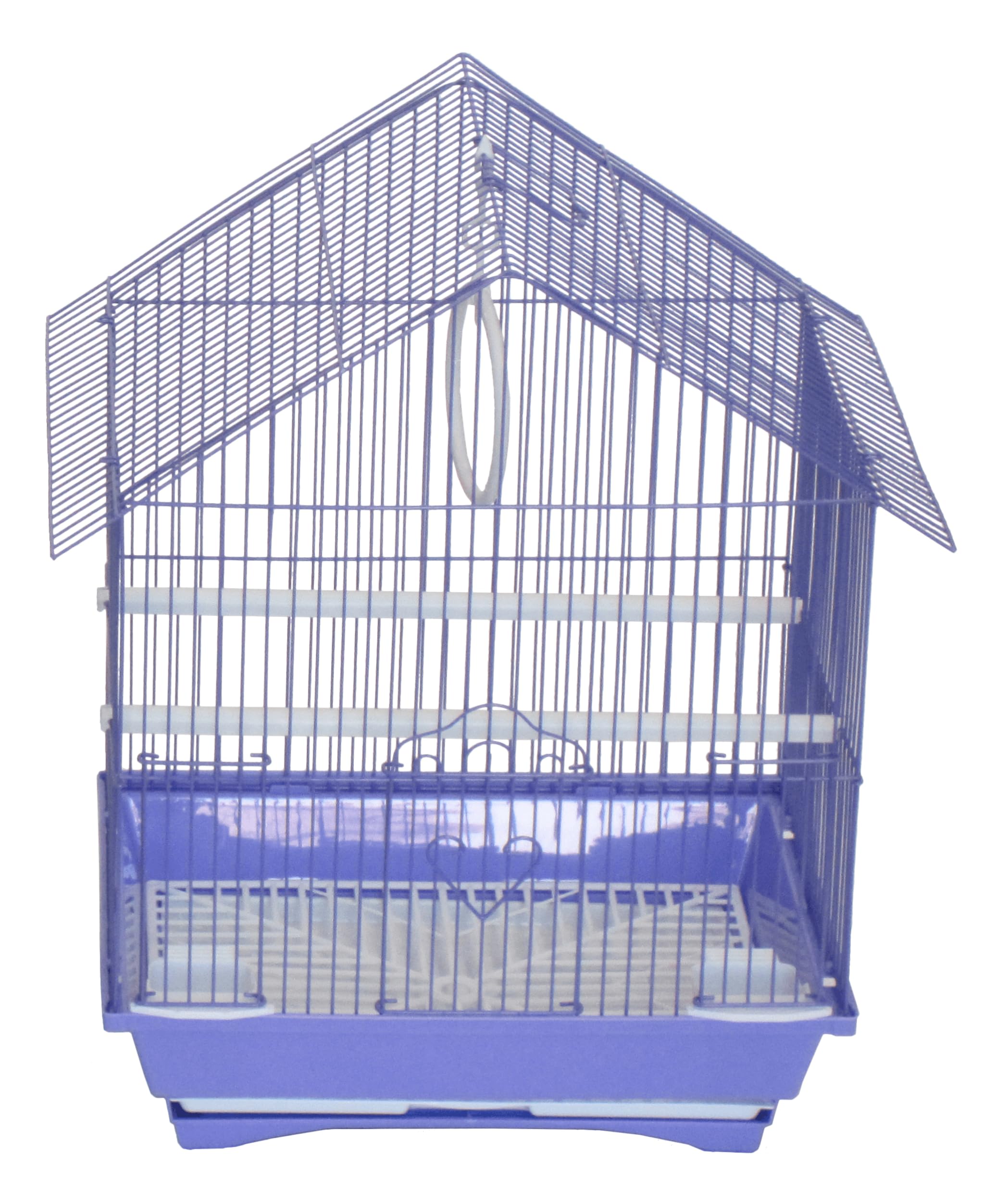YML A1114MPUR House Top Style Small Parakeet Cage, 11 x 9 x 16