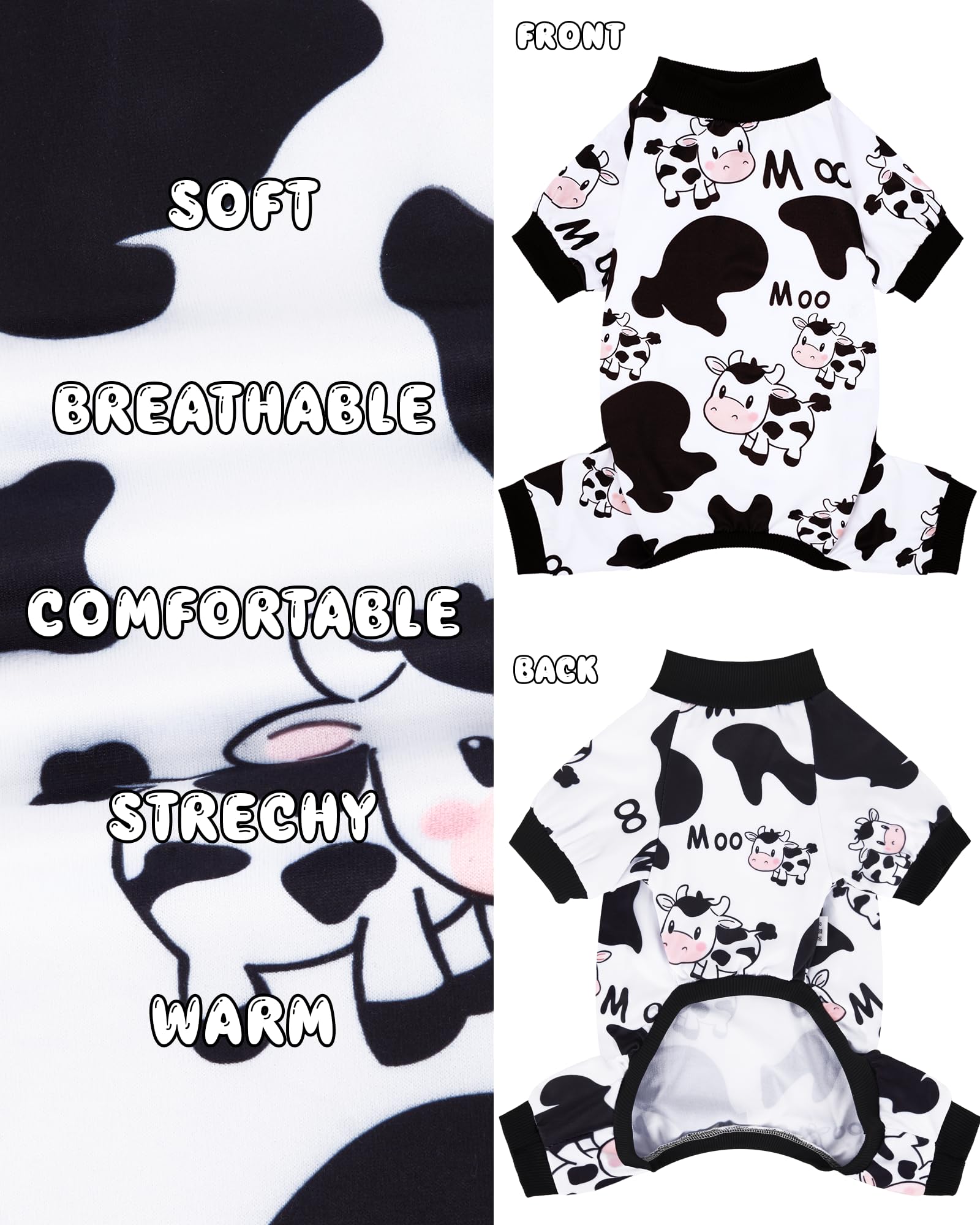 Xpudac Dog Pajamas Soft Stretchy Pig Dog Clothes For Small Medium Dogs Pet Jumpsuit Cat Apparel-2Xl
