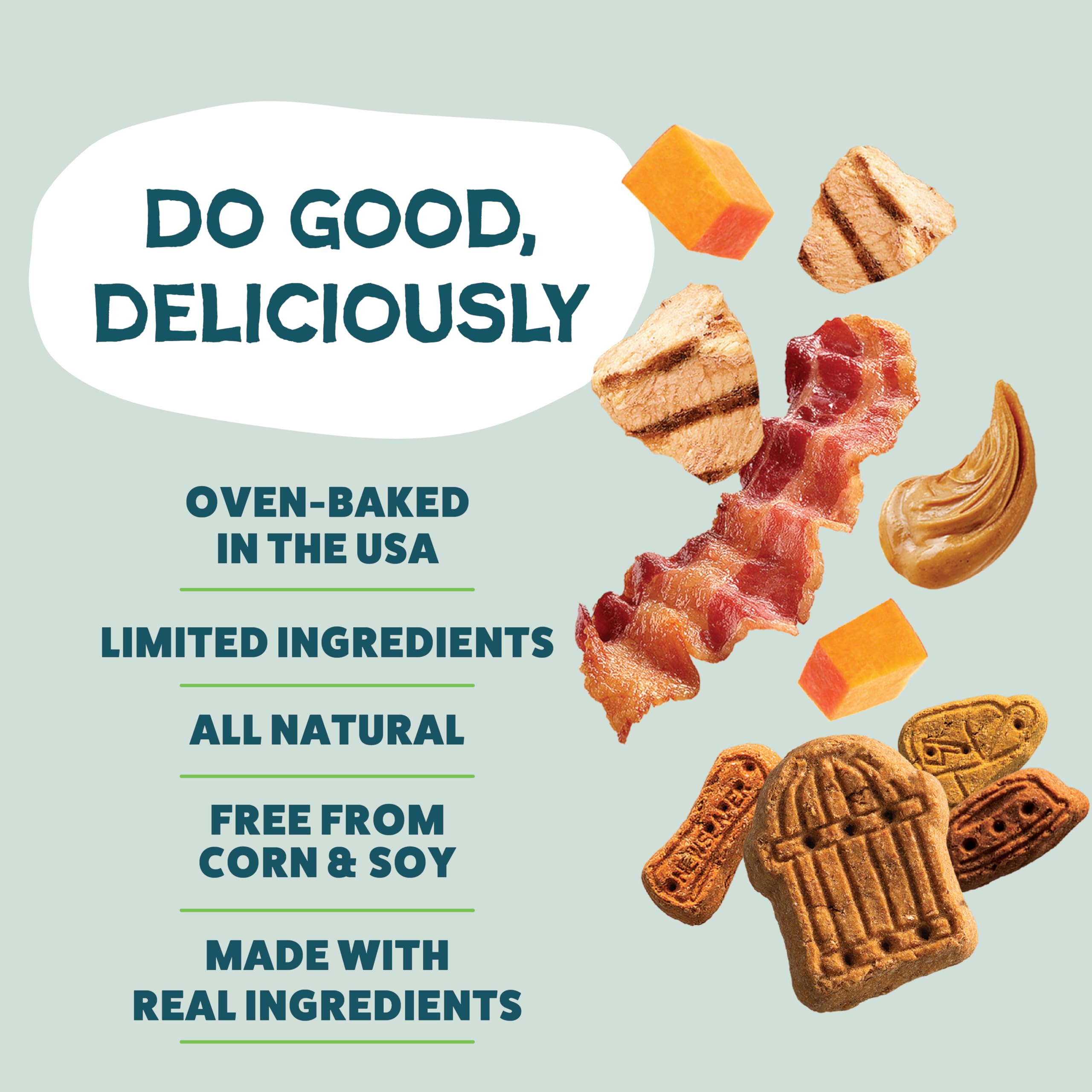 Shameless Pets Crunchy Dog Treats - Party Mix Variety, 10oz - Healthy Dog Biscuits & Cookies Treats for Small, Medium, and Large