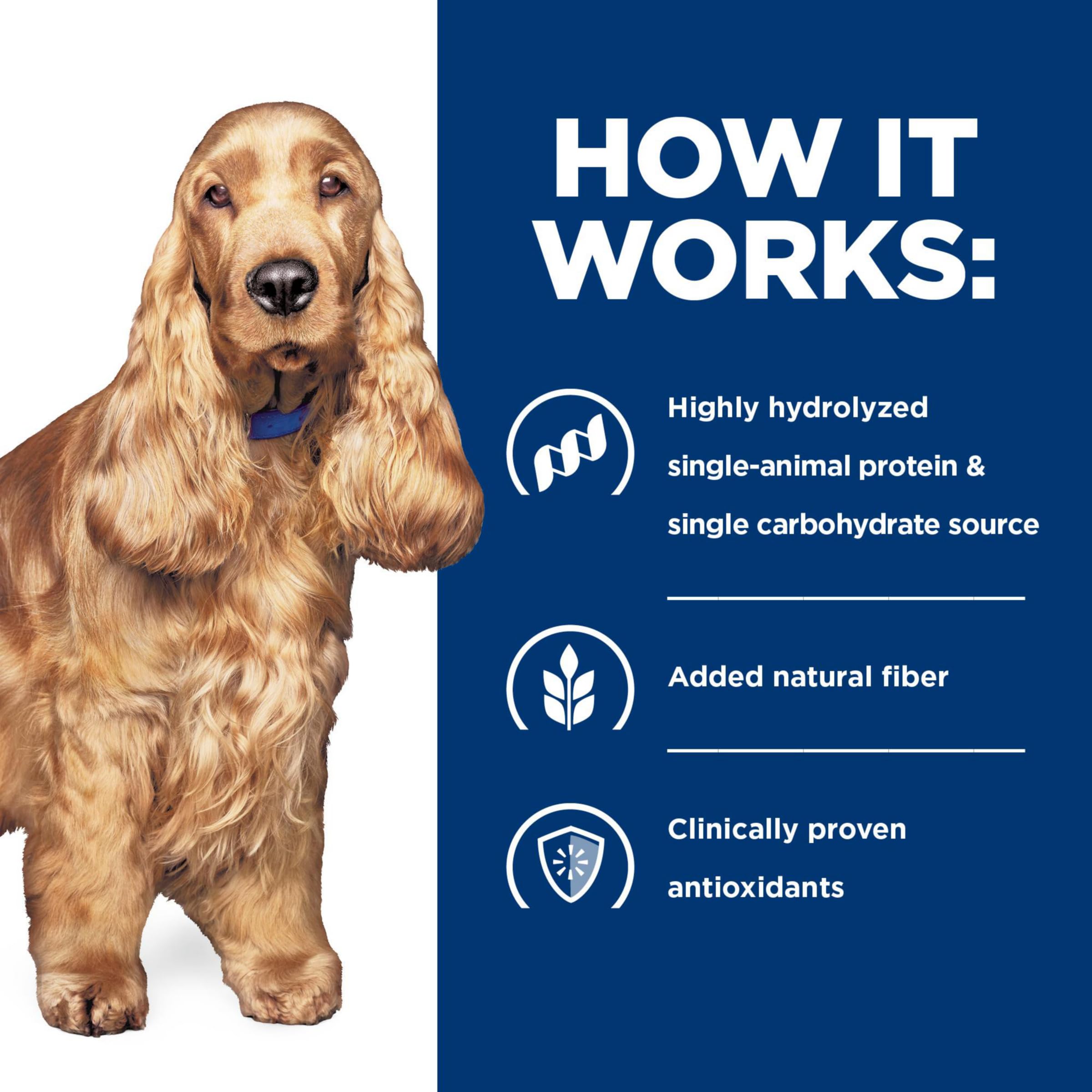 Hills Prescription Diet z/d Skin/Food Sensitivities Dry Dog Food, Veterinary Diet, 17.6 lb. Bag
