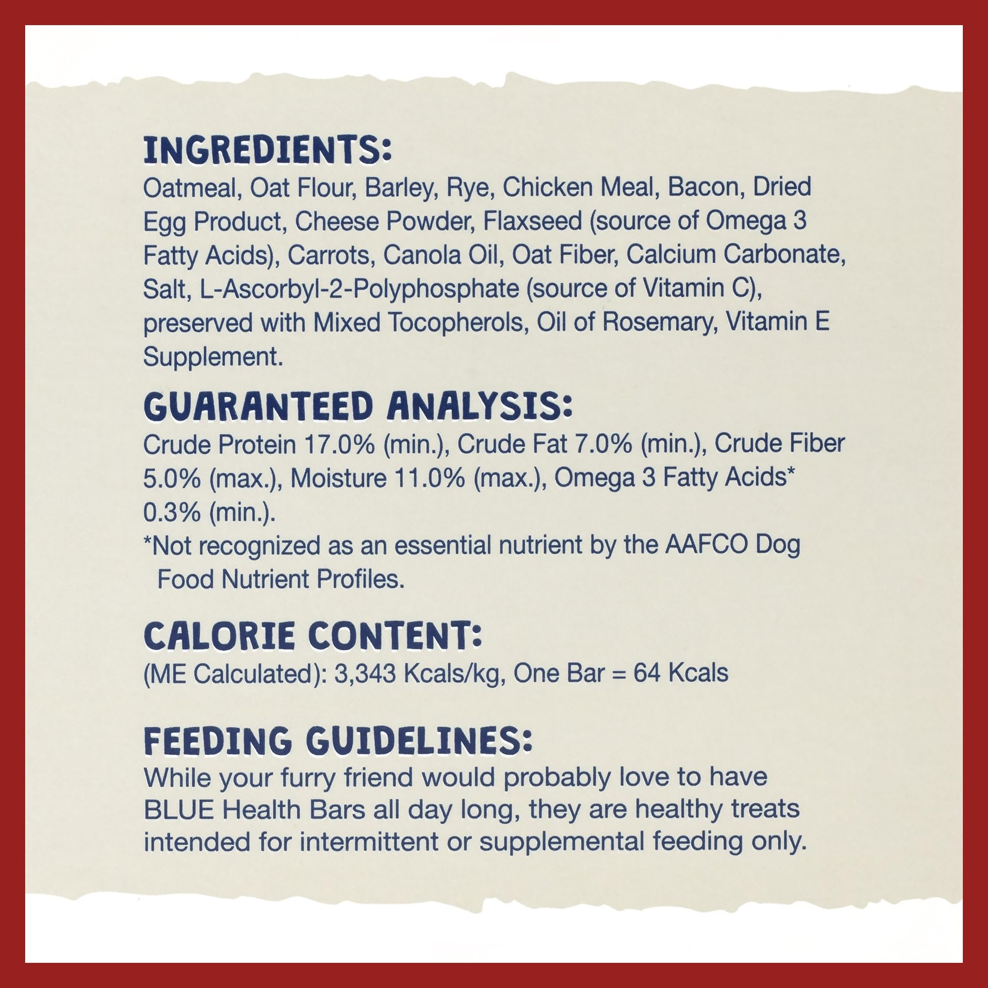 The Blue Buffalo Health Bars for Dogs 5 Lb Pantry Pack, 5 Lb