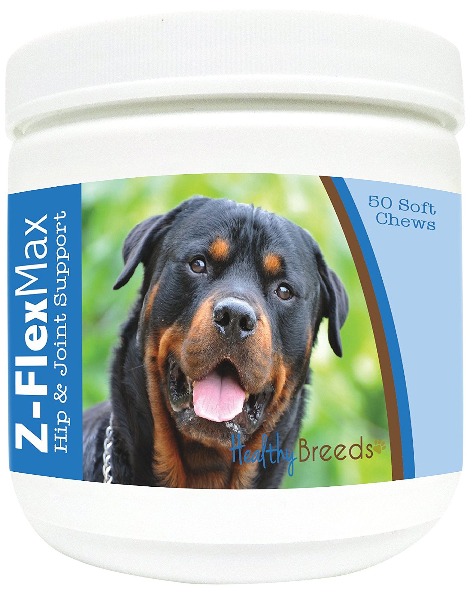 Healthy Breeds Rottweiler Z-Flex Max Hip and Joint Soft Chews 50 Count