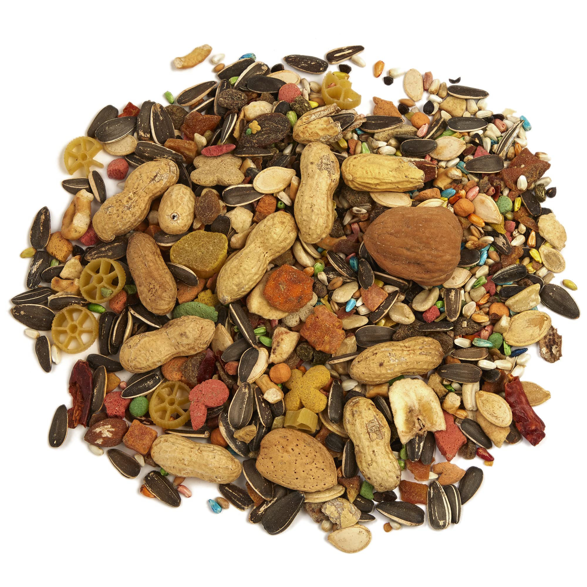 F.M. Browns Tropical Carnival Gourmet Large Hookbill Food for Parrots, Cockatoos and Macaws Over 13, 5-lb Bag - Vitamin-Nutrien