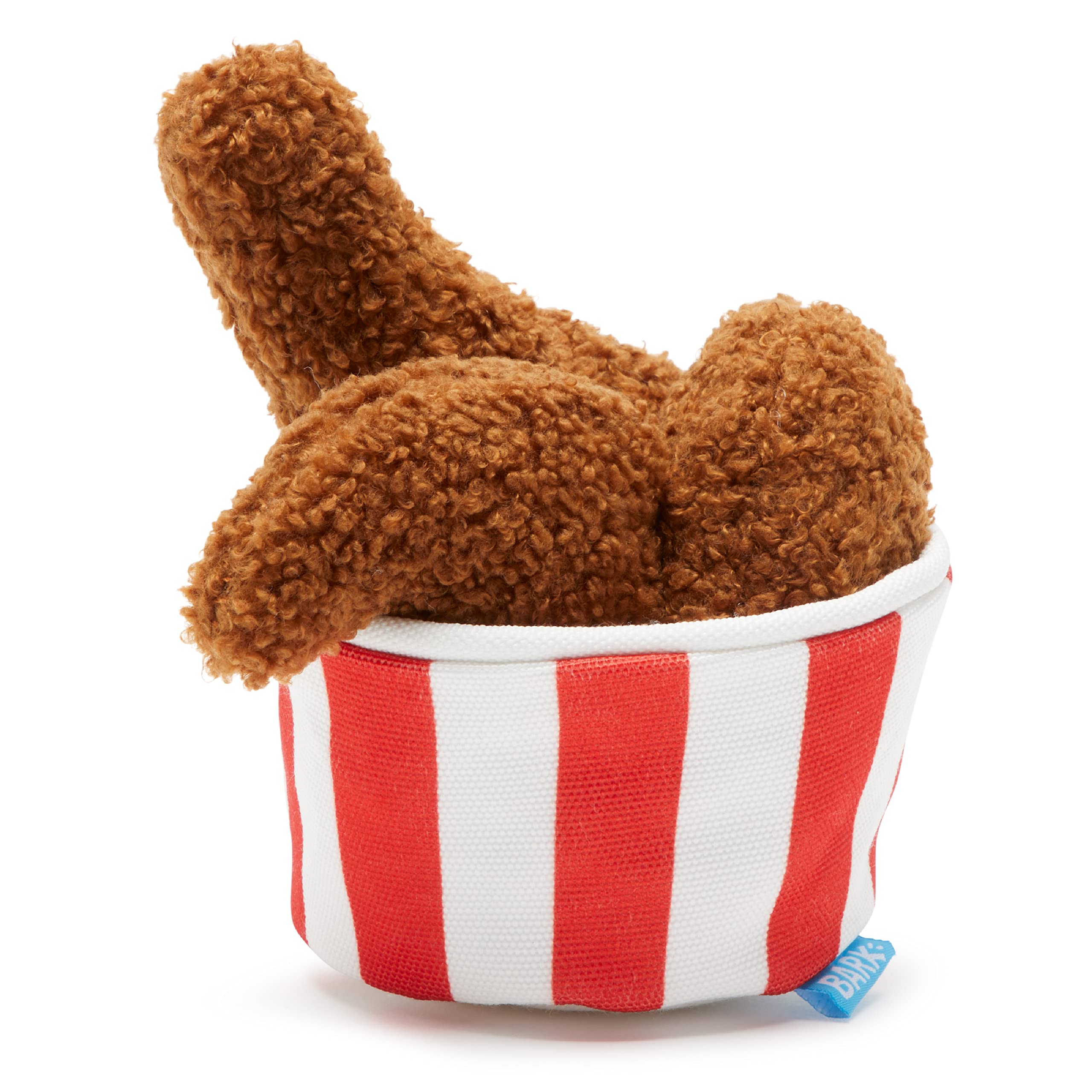 Barkbox 2 in 1 Interactive Plush Dog Toy - Rip and Reveal Dog Toy for Medium, & Large Dogs - Stimulating Squeaky Pet Enrichment 