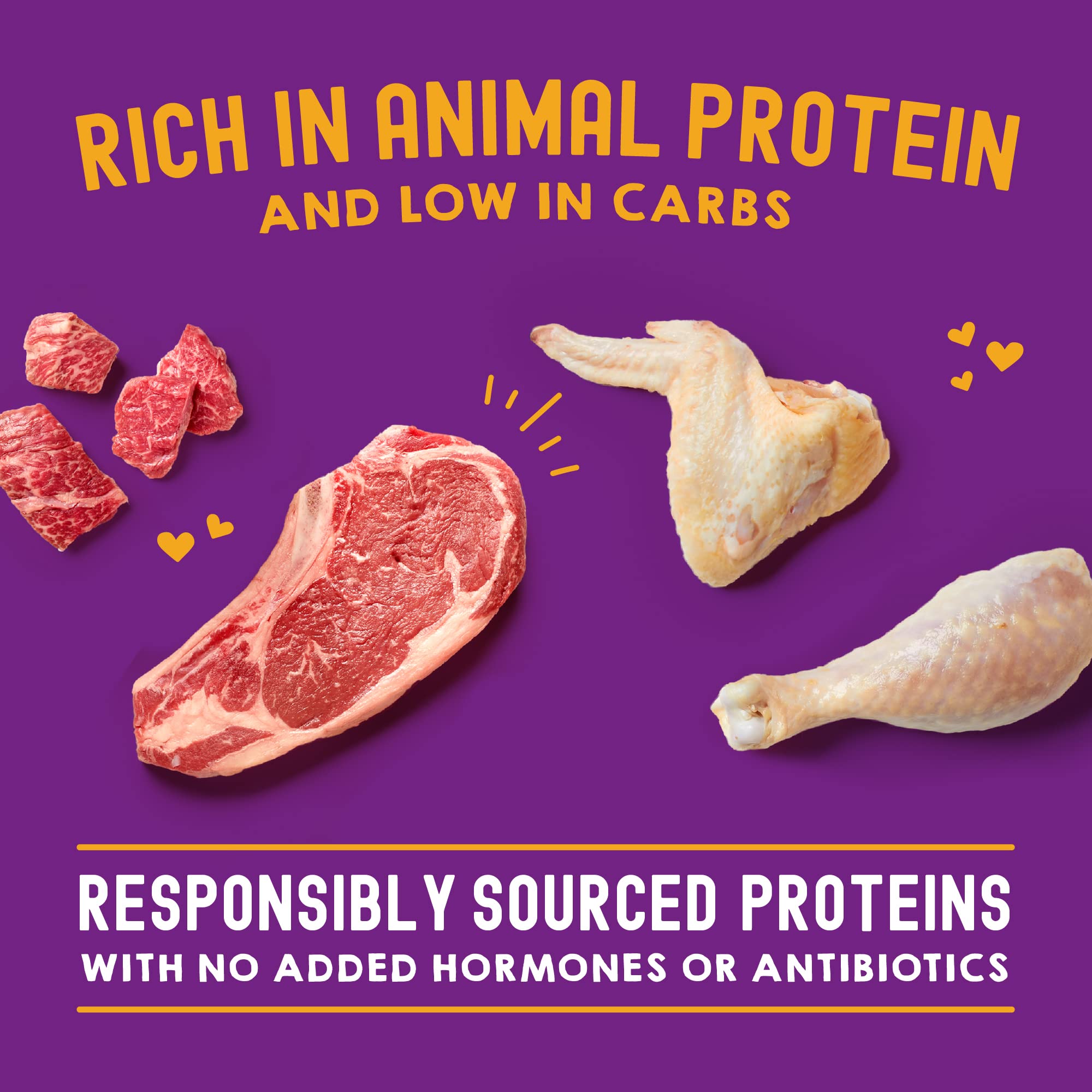 Stella & Chewys Carnivore Cravings Morsels & Gravy Chicken & Beef Recipe Wet Cat Food Pouches - (2.8 Ounce Pouch, Case of 24)