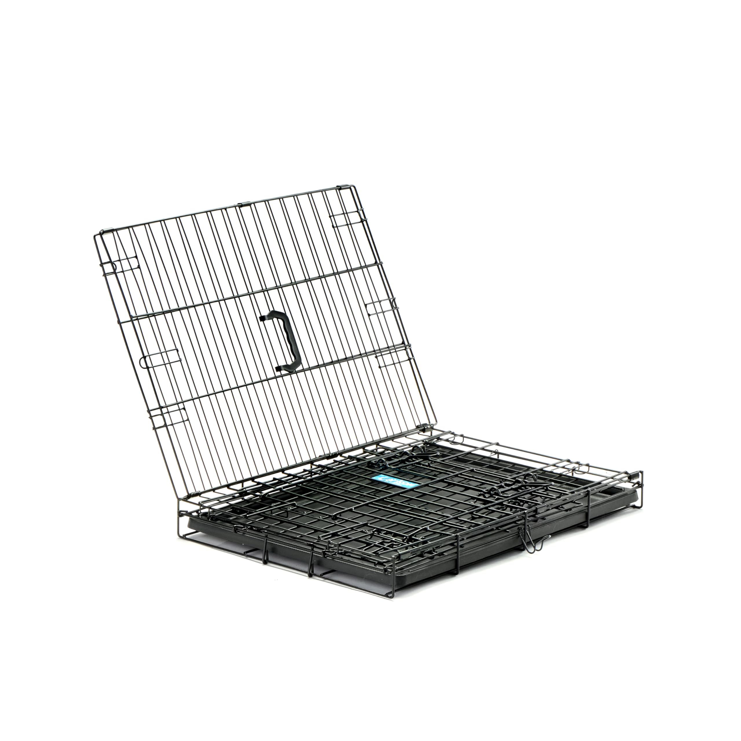 Carlson Secure And Compact Double Door Metal Dog Crate, Intermediate With Divider Panel