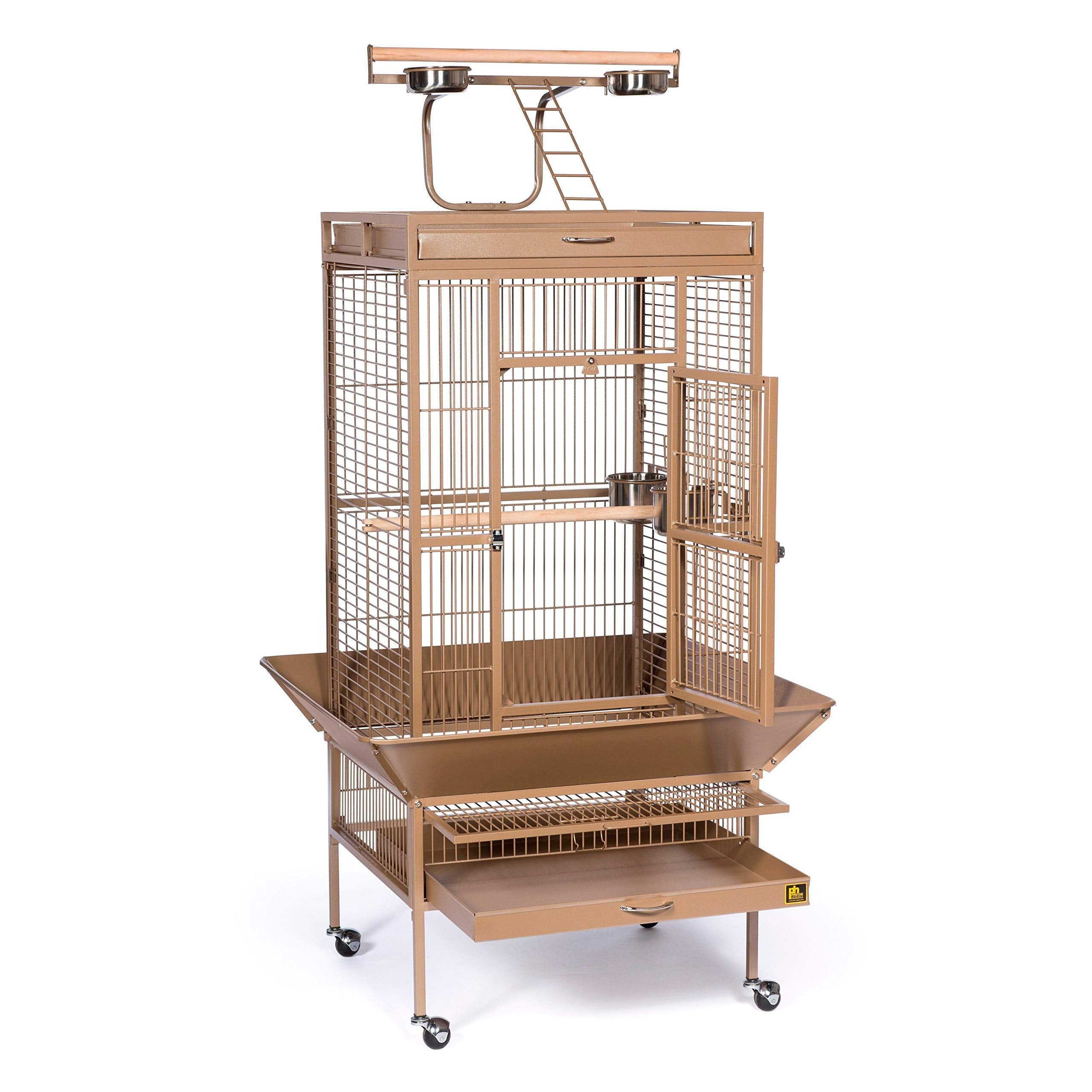 Prevue Pet Products Wrought Iron Select Bird Cage 3152 Black Hammertone