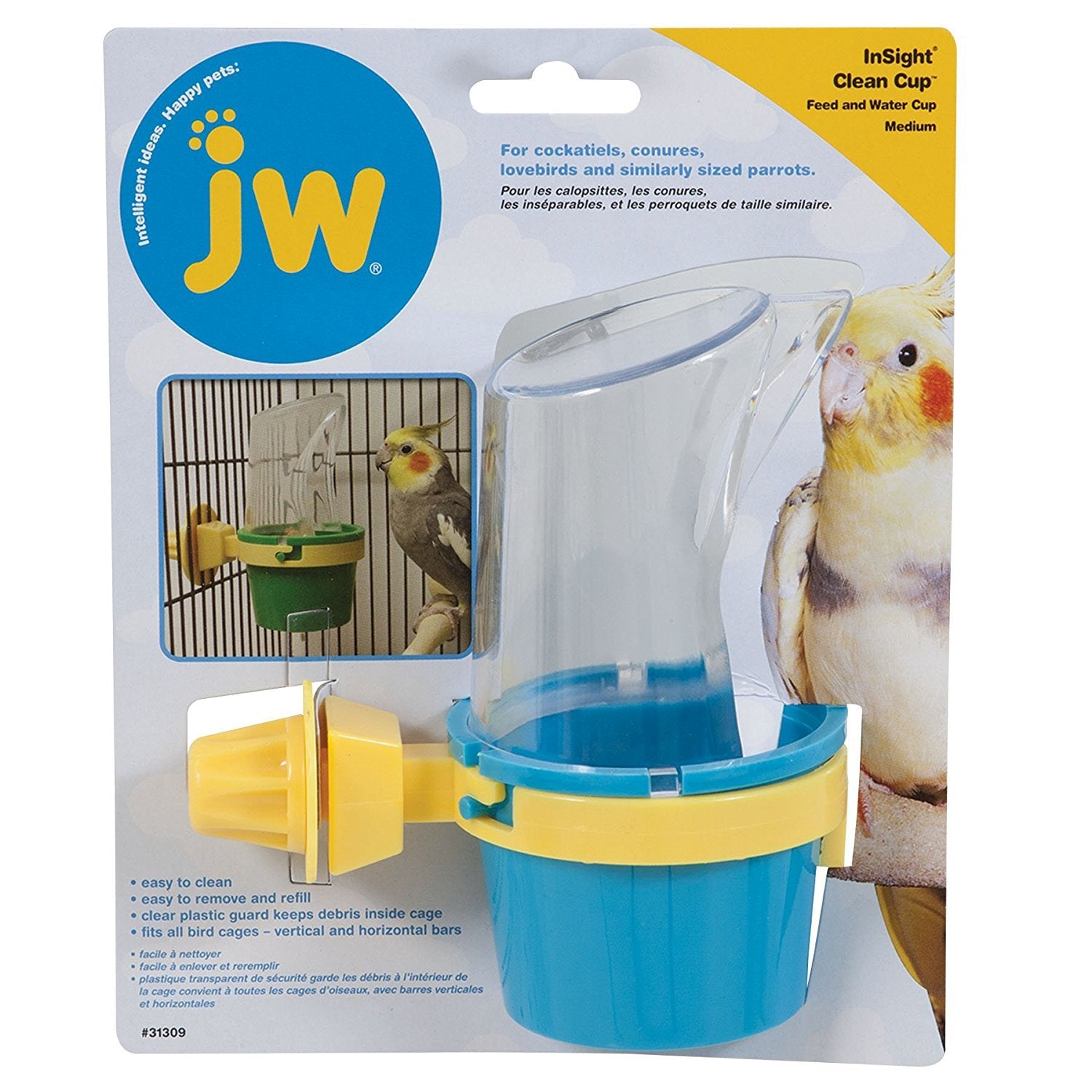JW Clean Cup Feed and Water Cup Medium