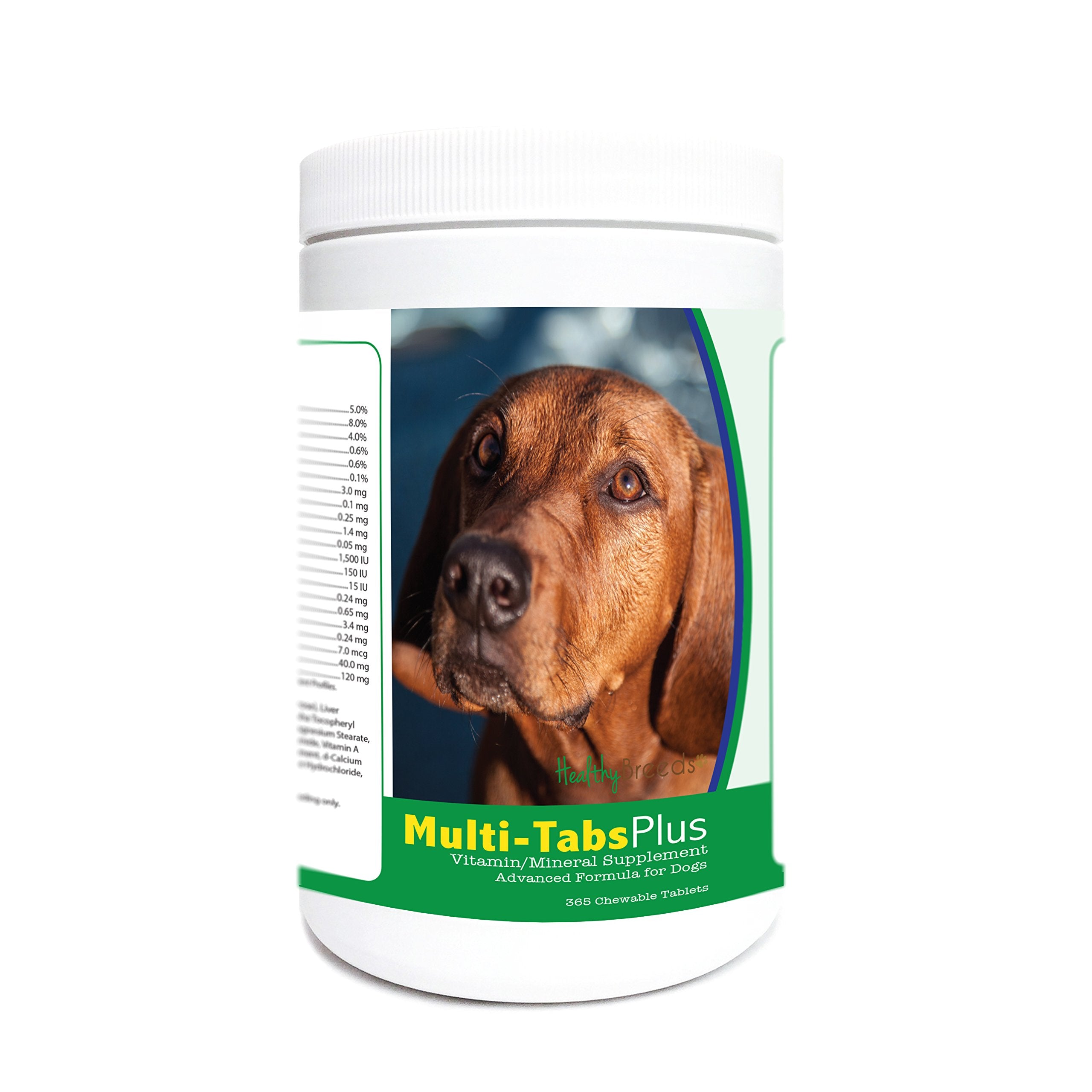 Healthy Breeds Redbone Coonhound Multi-Tabs Plus Chewable Tablets 365 Count