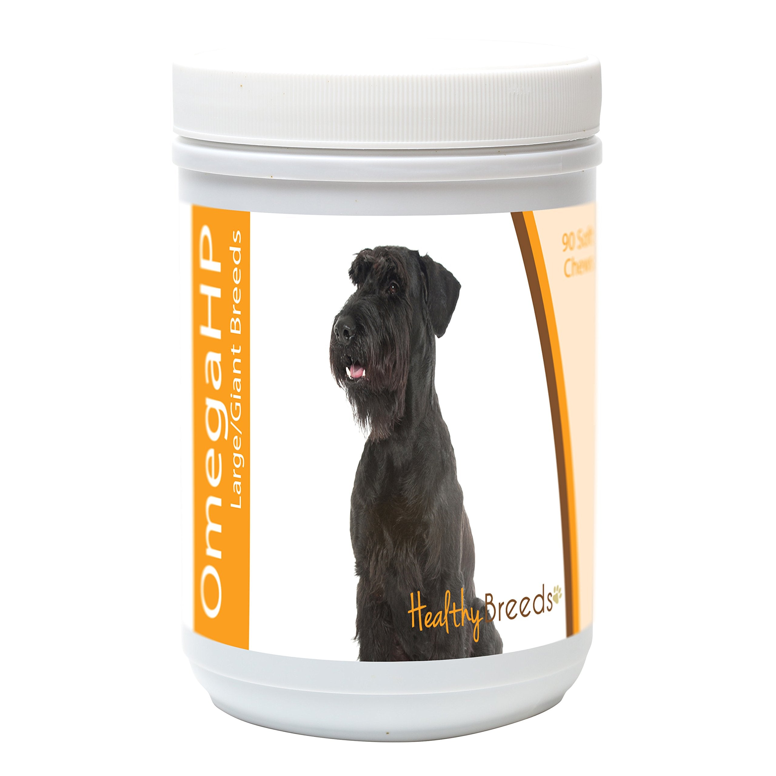 Healthy Breeds Giant Schnauzer Omega HP Fatty Acid Skin and Coat Support Soft Chews 90 Count