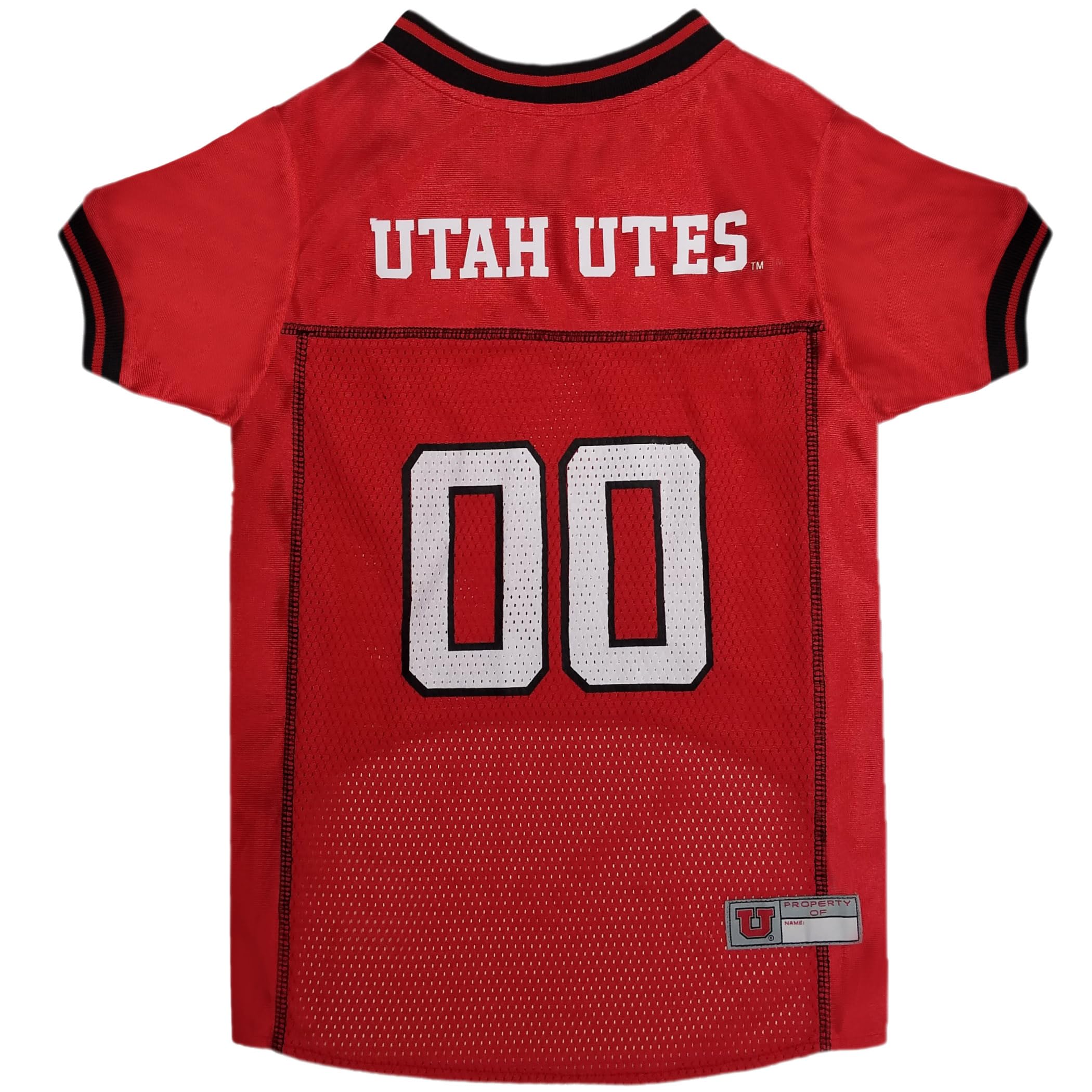 Pets First NCAA College Utah Utes Mesh Jersey for DOGS & CATS, Medium. Licensed Dog Jersey with your Favorite Football/Basketbal