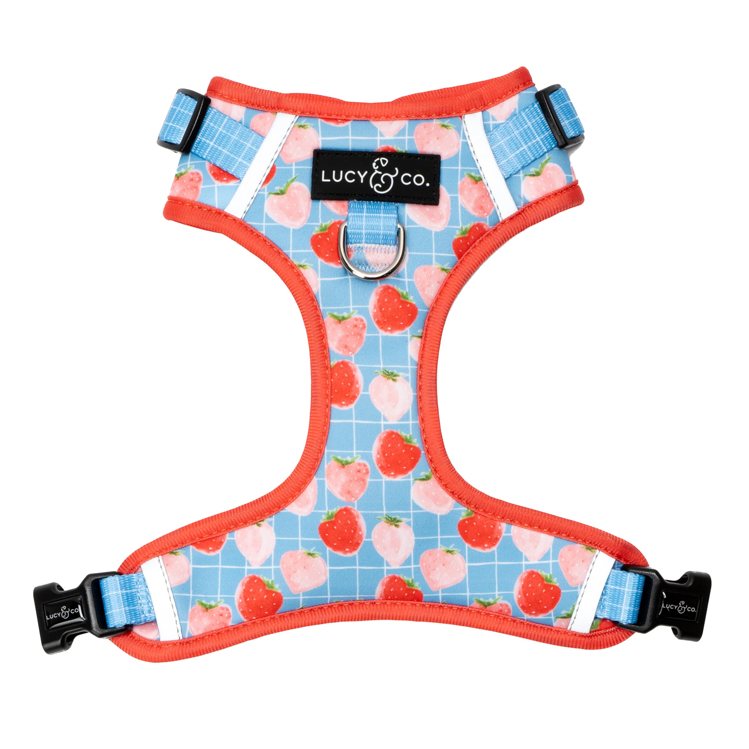 Lucy & Co. The Fresh Berries No-Pull Dog Harness - Size Small- Vest to Stop Pulling & Walk Easy - Comfortable Leash Training Pro
