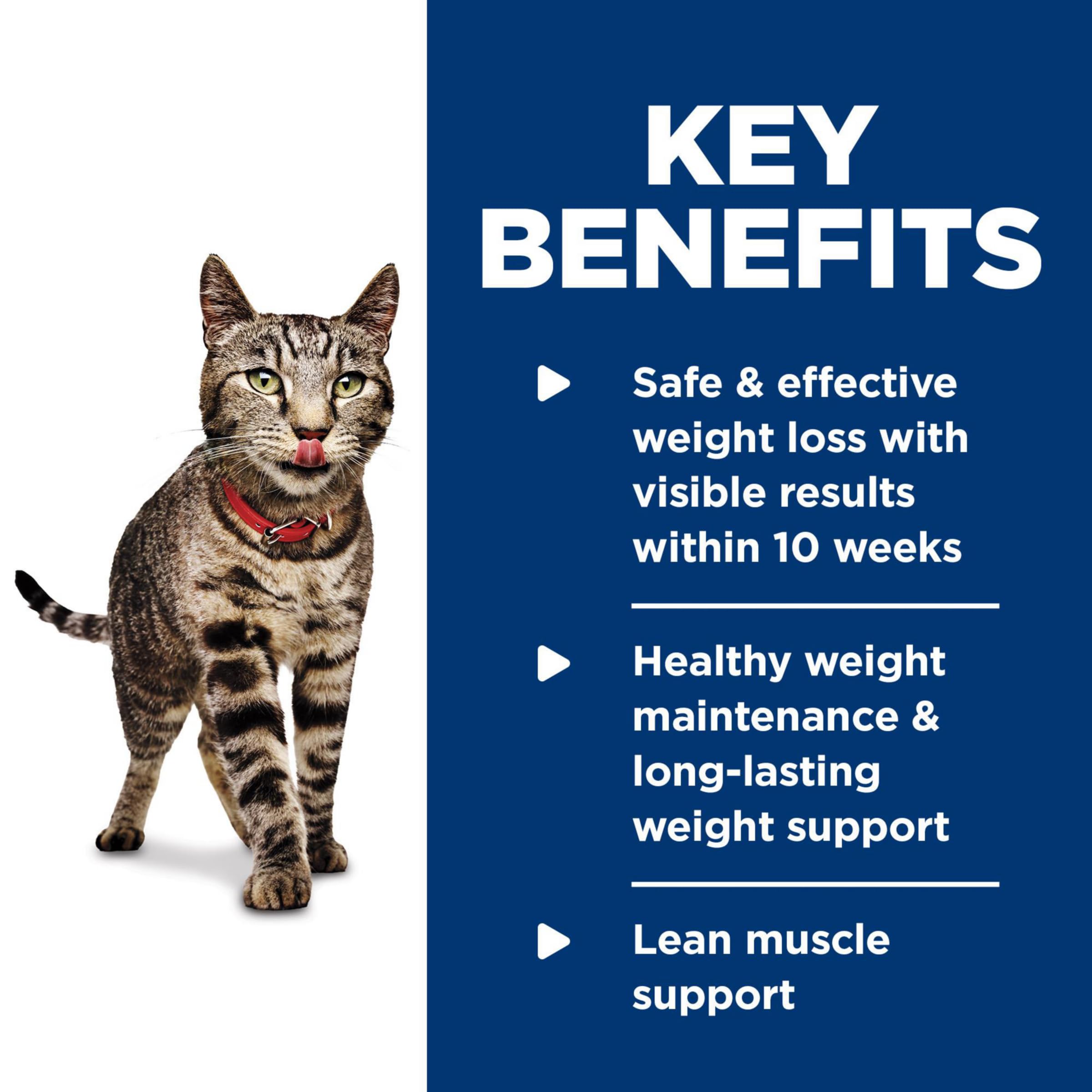Hills Science Diet Perfect Weight, Adult 1-6, Weight Management Support, Wet Cat Food, Chicken & Roasted Vegetables Stew, 2.9 o