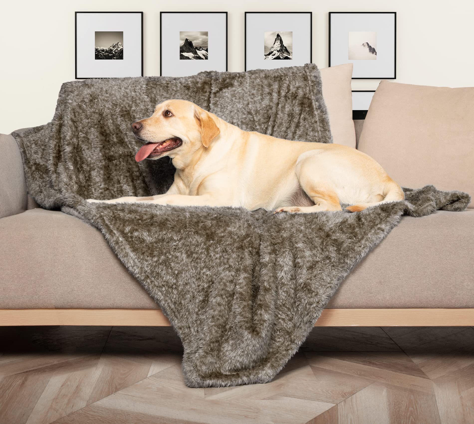 MACEVIA Fluffy Fleece Dog Blankets,Warm Soft Fuzzy Pets Blanket for Puppy,Small,Medium,Large Dogs and Cats,Plush Pet Throws for
