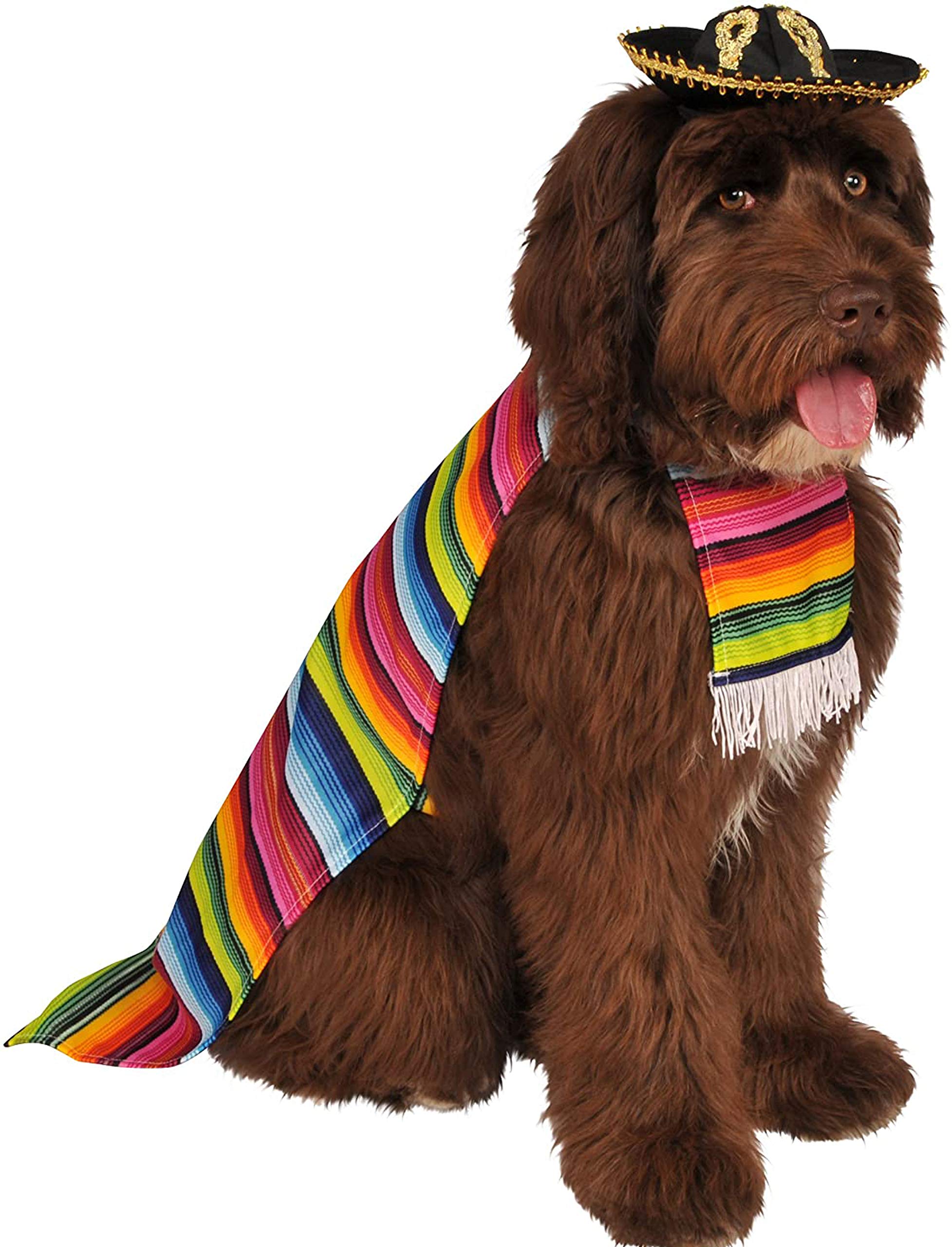 Rubie'S Serape And Hat For Pets, X-Large