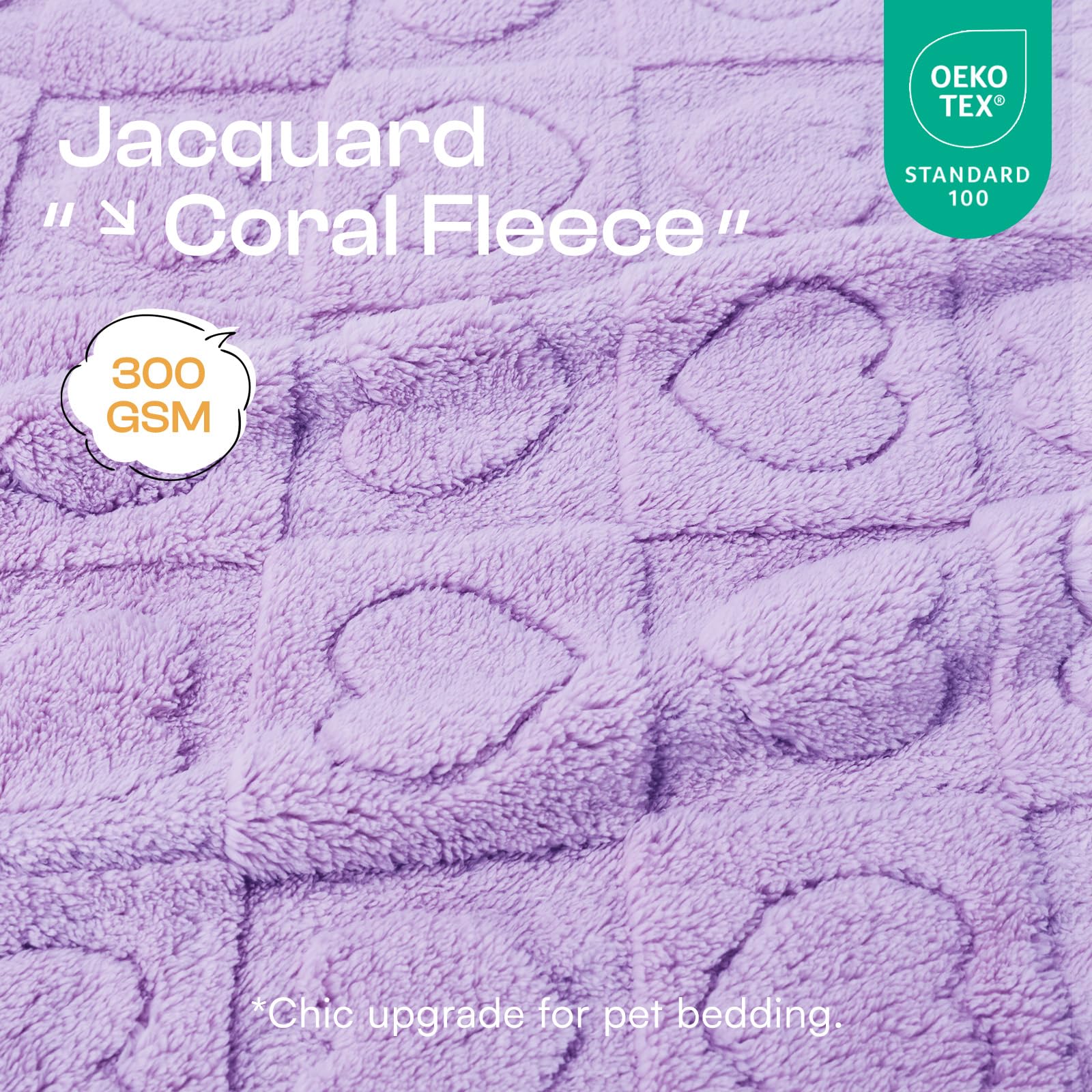Luciphia Small Dog Blanket Washable Pet Bed Cover Soft Fluffy Puppy Blanket with Premium Fleece 300GSM Cozy Calming Cat Blankets
