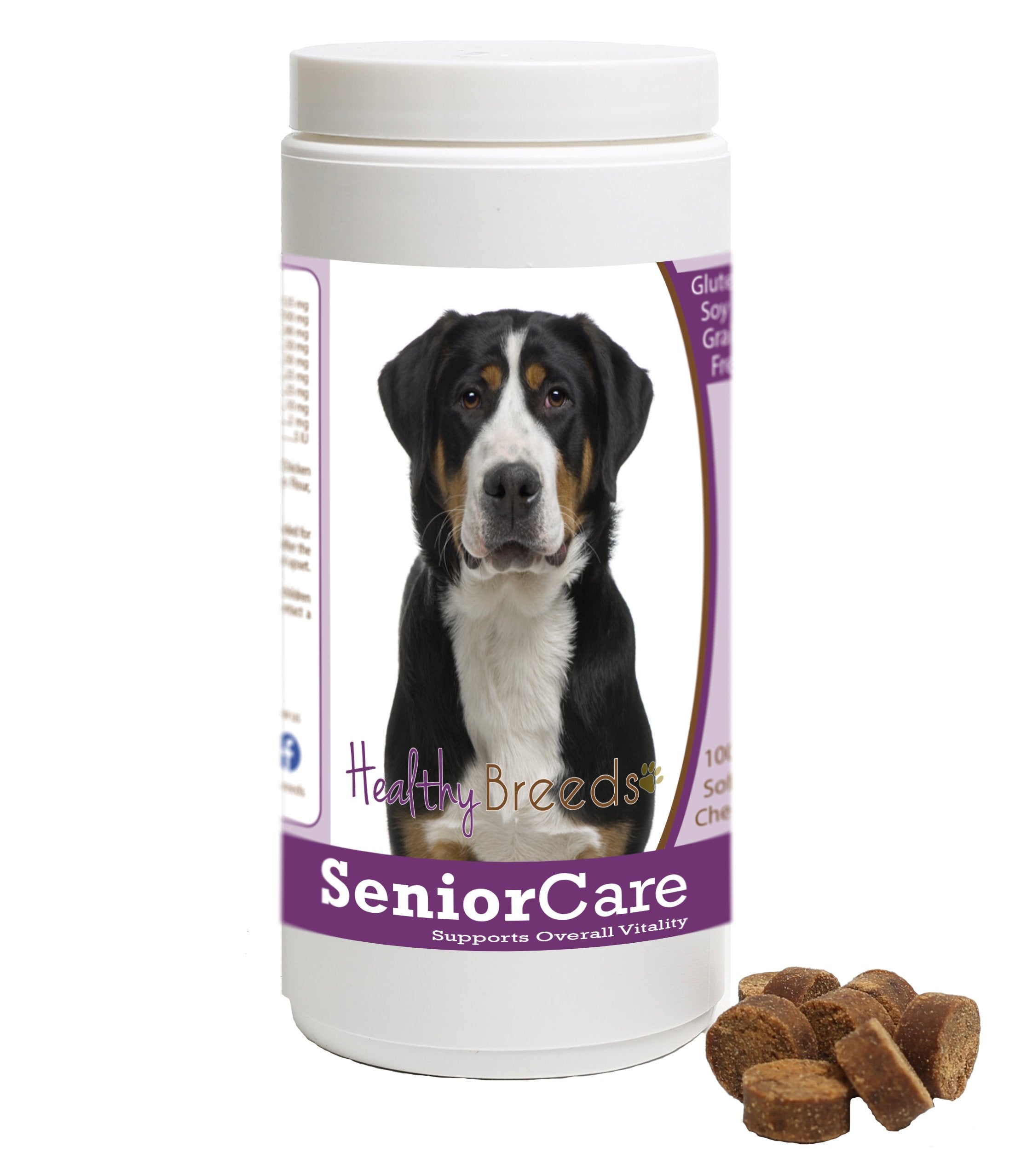 Healthy Breeds Greater Swiss Mountain Dog Senior Dog Care Soft Chews 100 Count