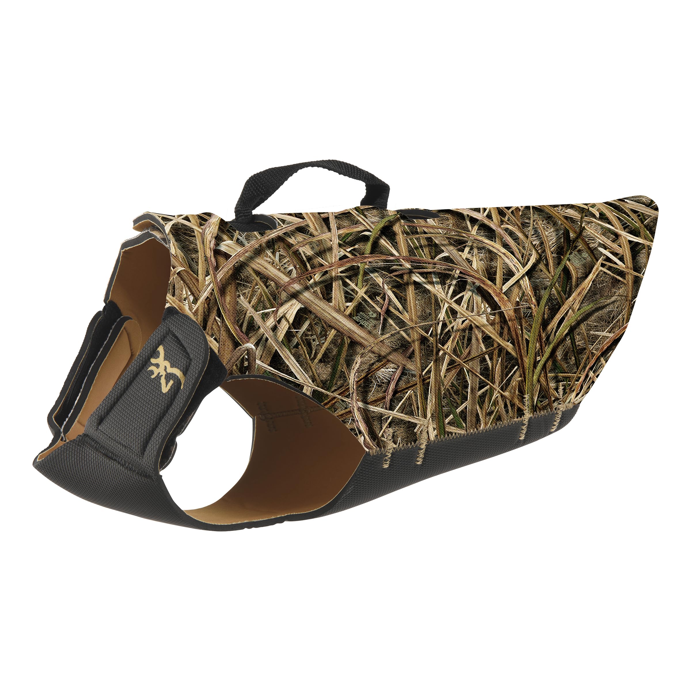 Browning Pet Vest, 5Mm, Handle, Neoprene Vest 5Mm Handle Xlarge, Realtree Max-5 (5Mm), X-Large Us