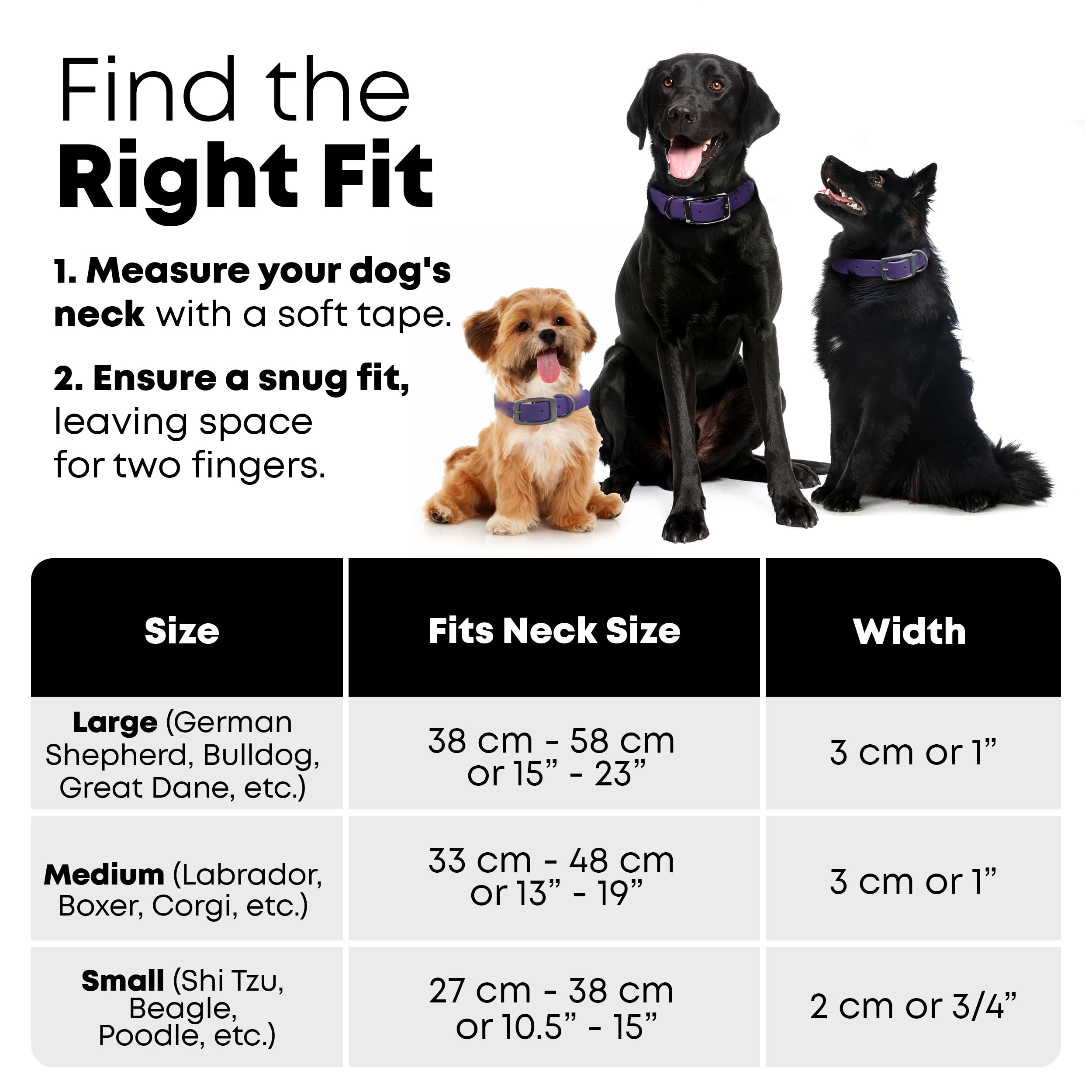 Regal Dog Products Small Purple Waterproof Dog Collar And Leash Set - Vinyl Coated Biothane Puppy Pet Training Collar With Heavy