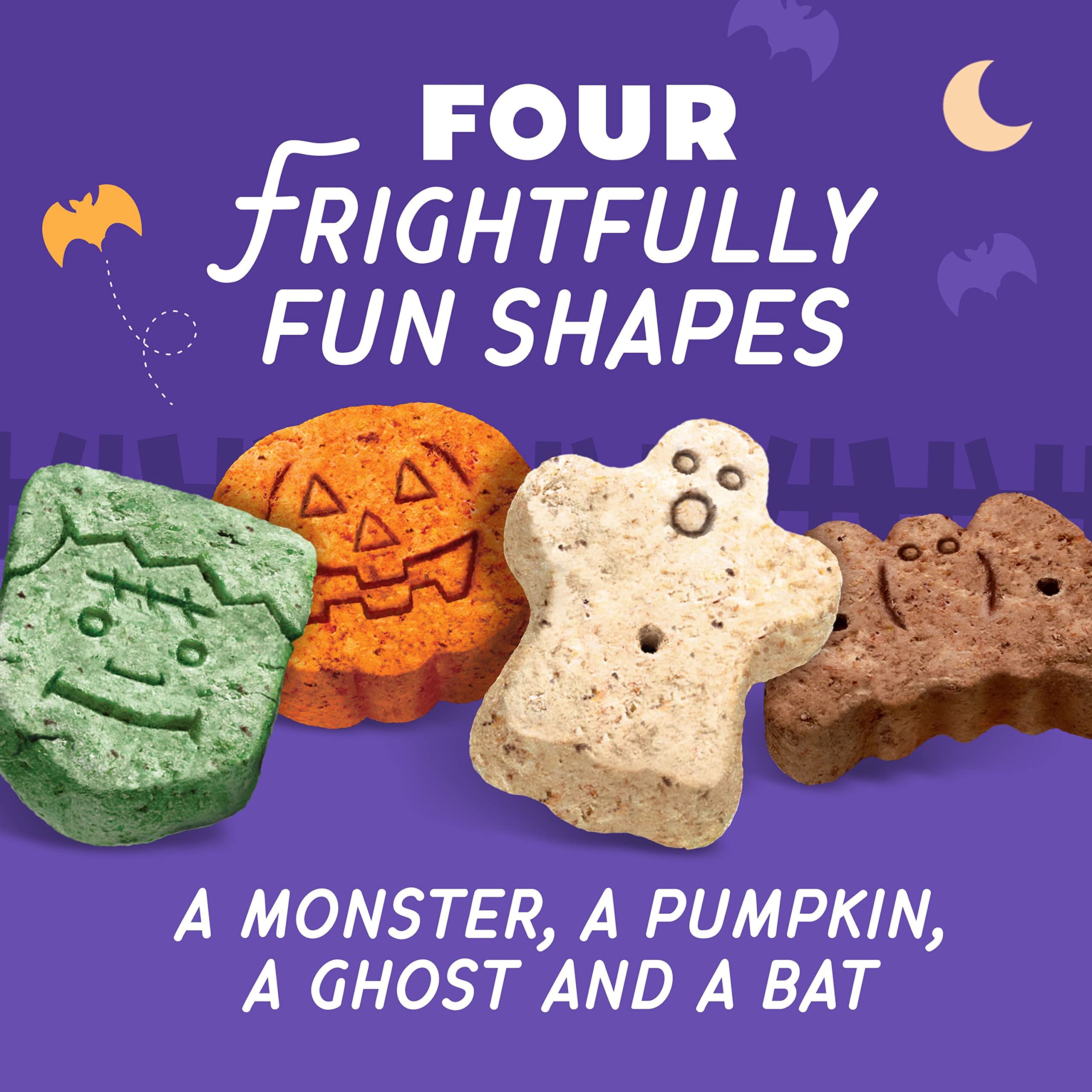 Milk-Bone Limited Edition Halloween Spooky Biscuit Dog Treats, 24 Ounce Pail