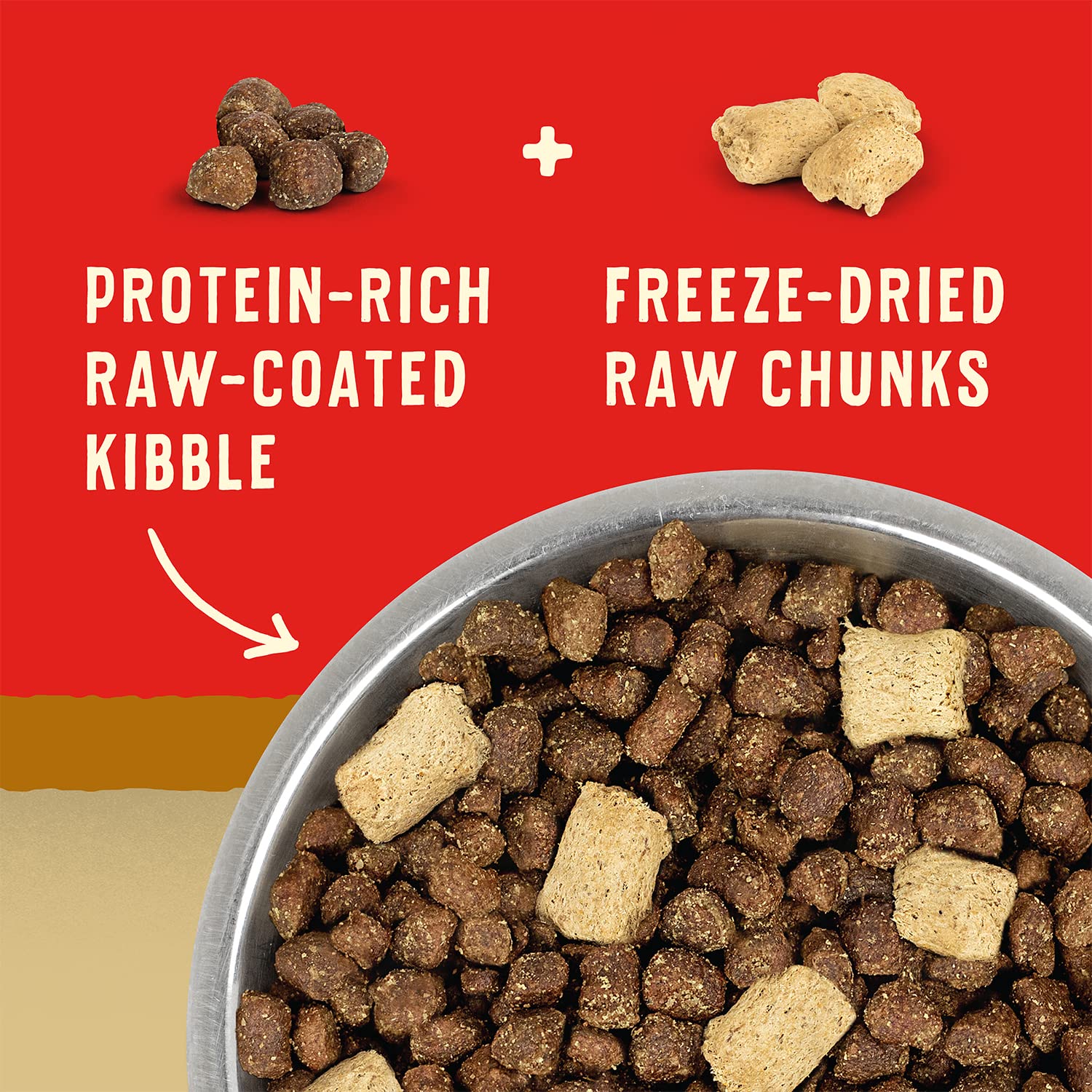 Stella & Chewys Wild Red Dry Dog Food Raw Blend High Protein Wholesome Grains Prairie Recipe, 3.5 lb. Bag