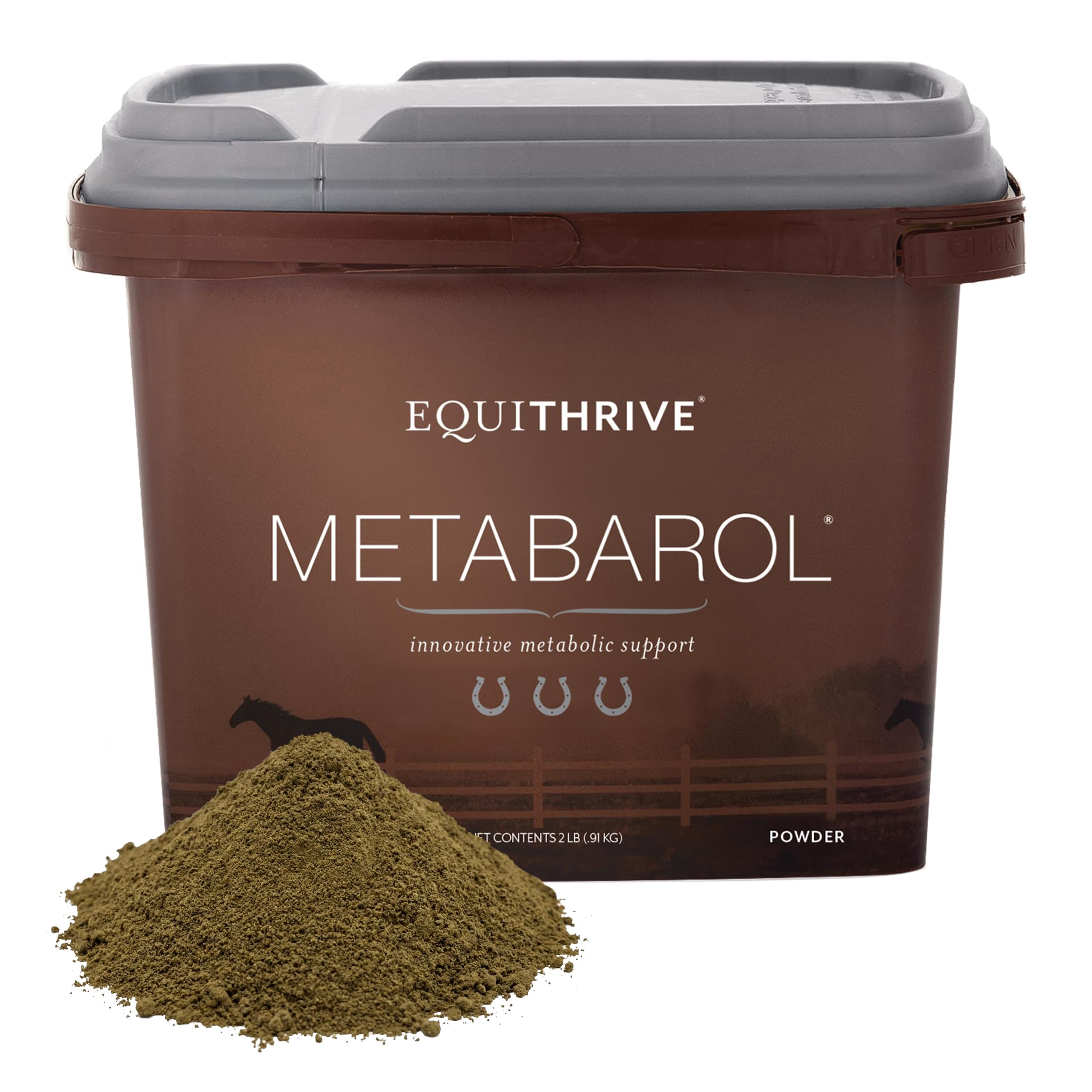 Metabarol Horse Supplement Powder with Resveratrol, Metabolic Support Supplement for Horses, Equine Metabolic Supplement, Equine