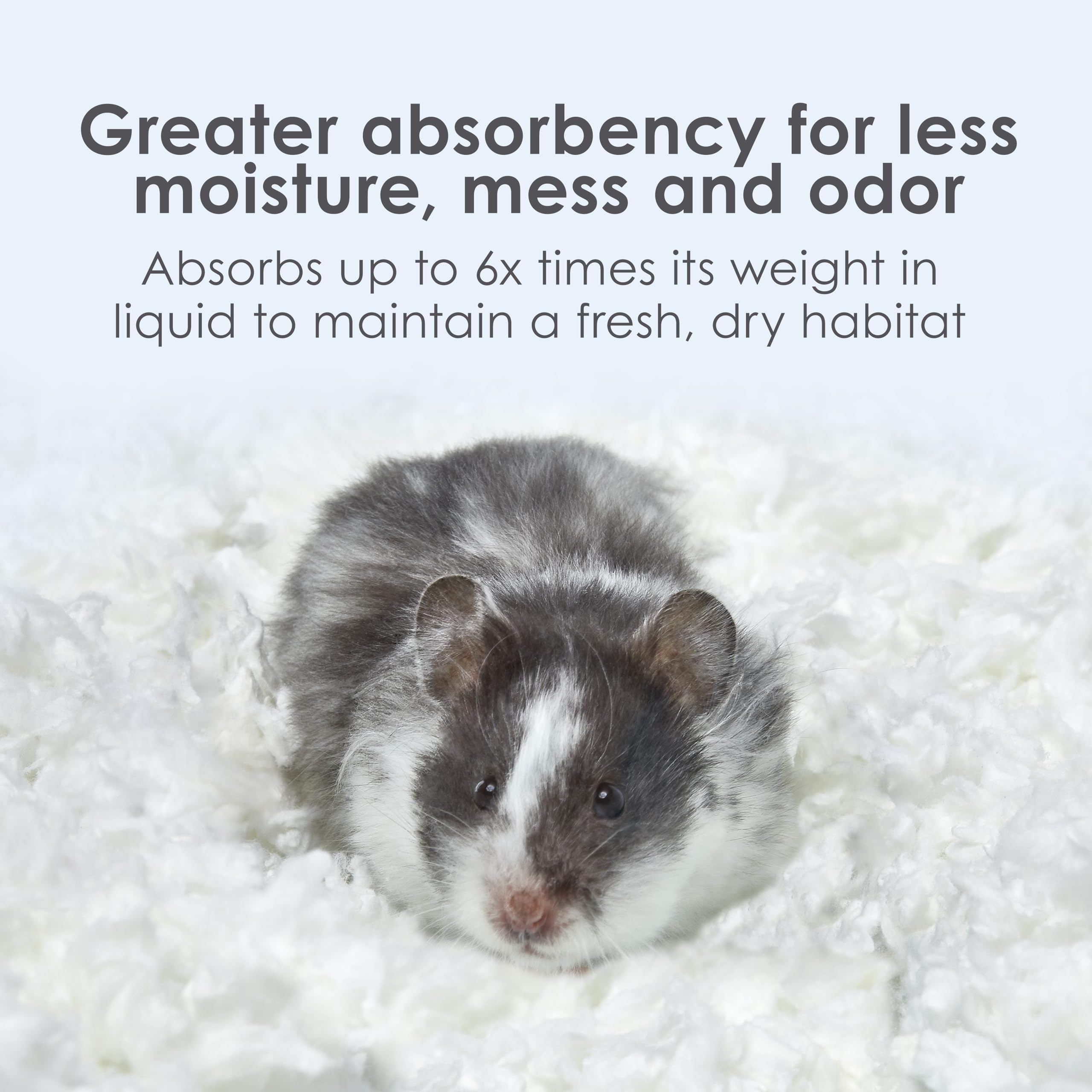 Kaytee Clean & Cozy White Paper Bedding, Made For Small Animals, 24.6 Liters