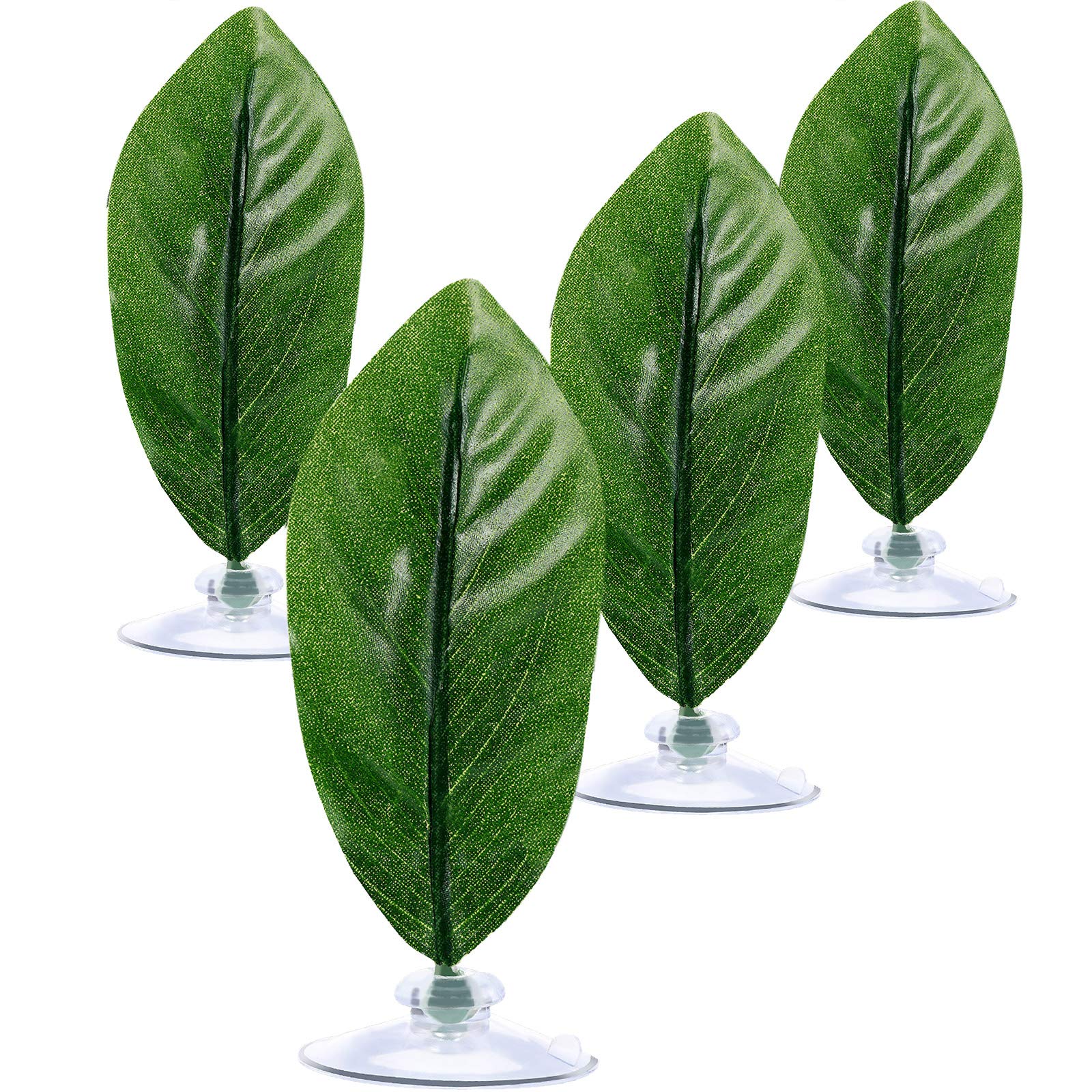 4 Pieces Betta Bed Leaf Hammock For Betta Fish, Lightweight And Realistic Resting Spot, No Bpa, Practical, Comfortable And Safe (Single Leaf)
