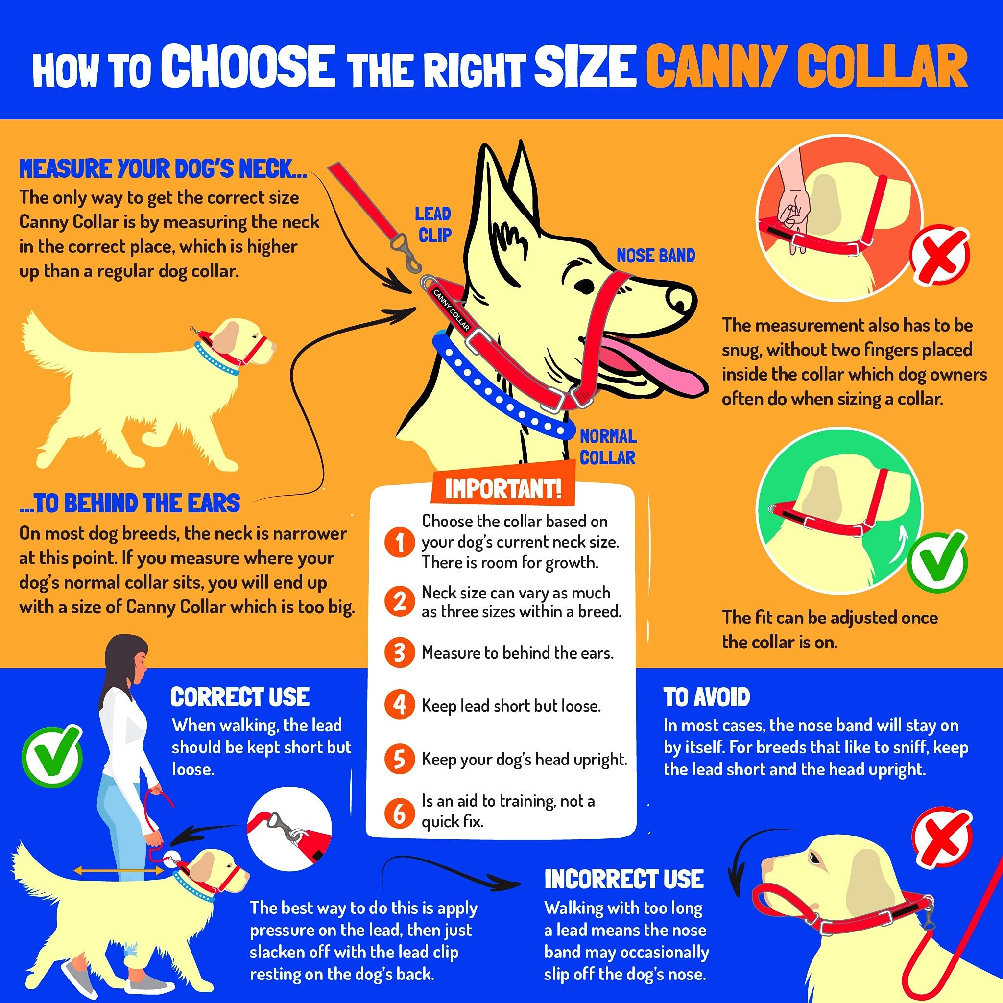 Canny Collar No Pull Dog Training Headcollar - Black Size 4, Nylon, Model 02-1005, Safe and Comfortable for Easy Walks