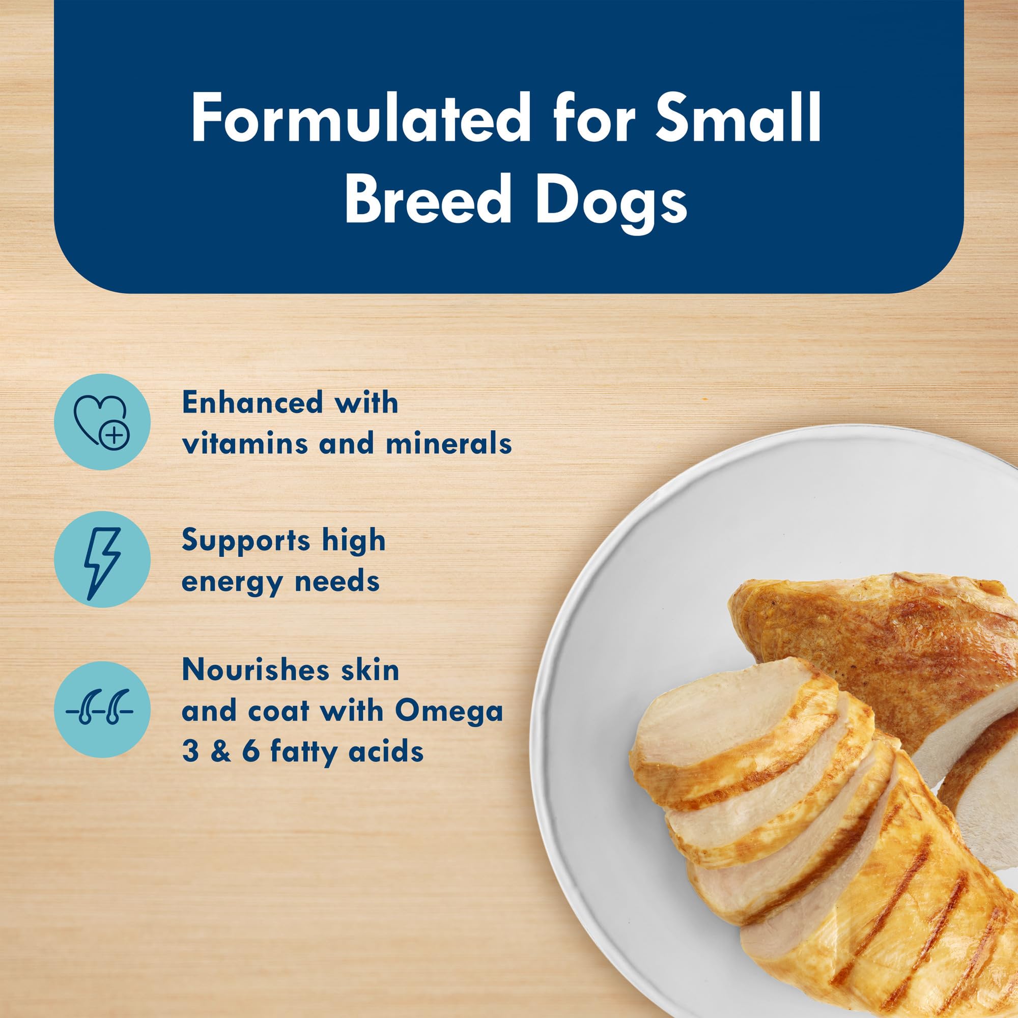 Blue Buffalo Delights Small Breed Natural Wet Dog Food Variety Pack, Roasted Turkey Pat   and Grilled Chicken Pat  , 3.5-oz Cups
