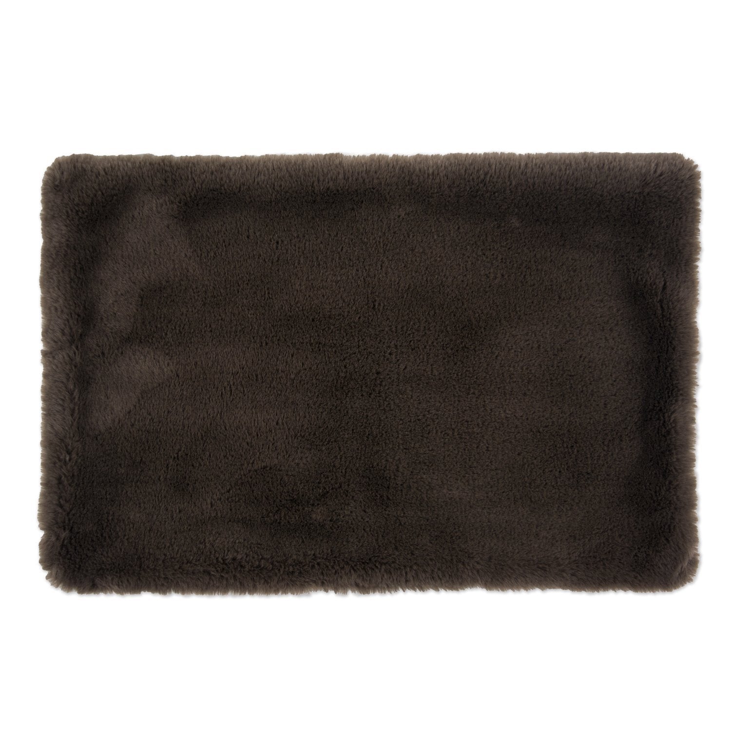 Bone Dry Faux Fur Pet Cage Liner, Xxx-Large - 29 X 48', Brown