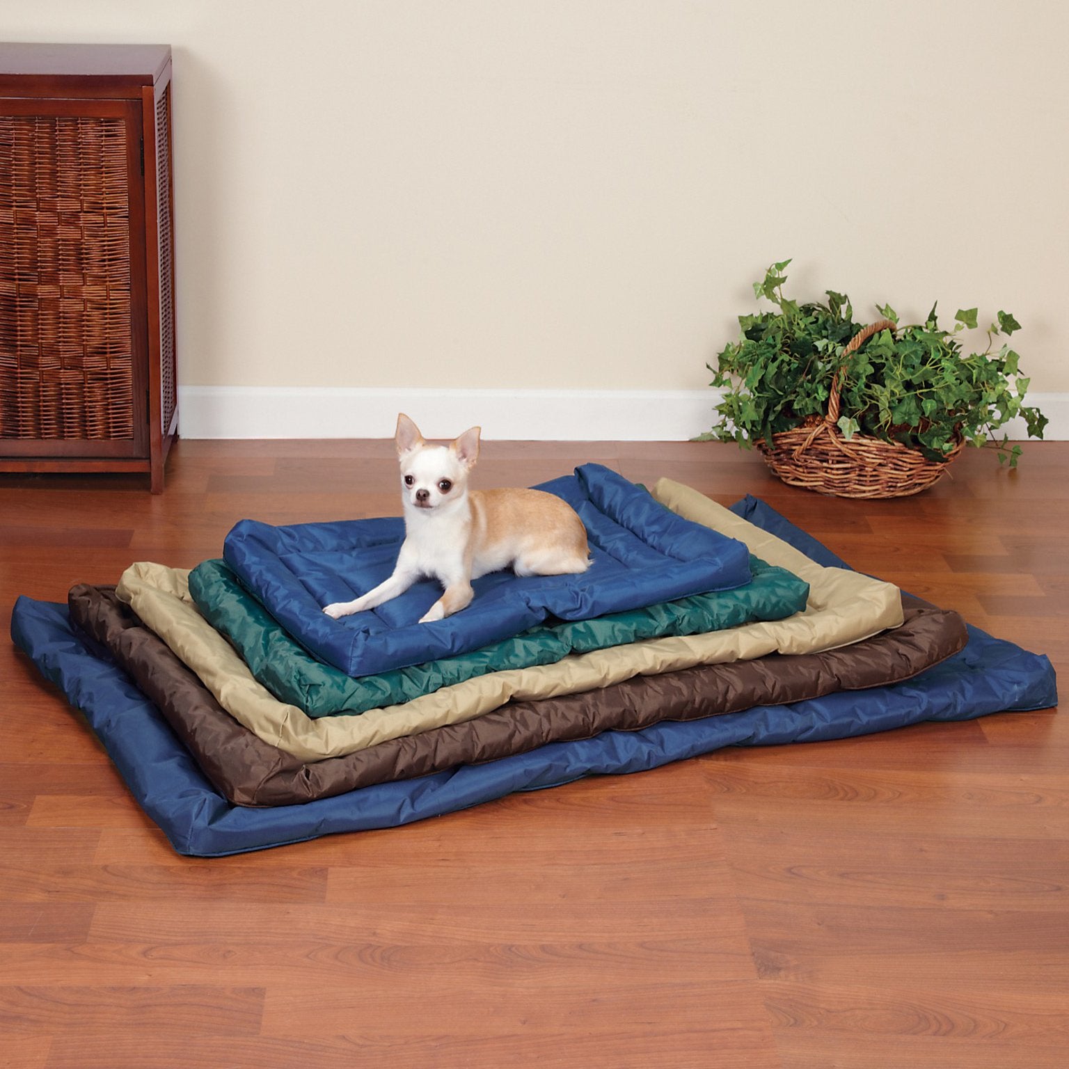 Slumber Pet Royal Blue Small Water Resistant Bed - Comfortable And Durable Pet Bed For Dogs And Cats, Measures 24    X 17
