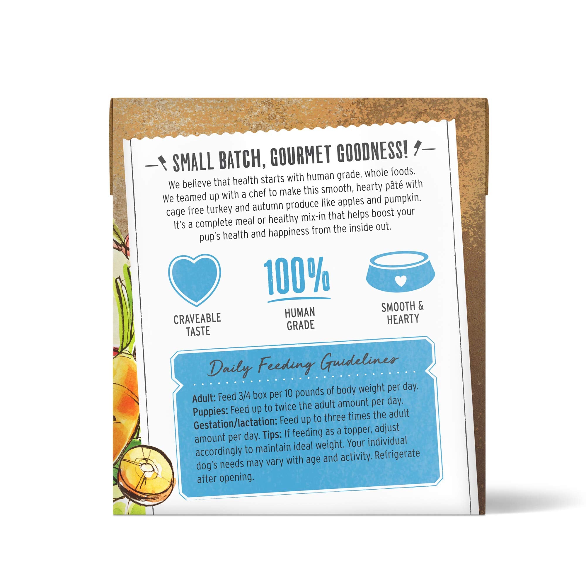 The Honest Kitchen Butcher Block Pt  : Turkey & Autumn Veggies Wet Dog Food, 10.5 oz (Pack of 6)