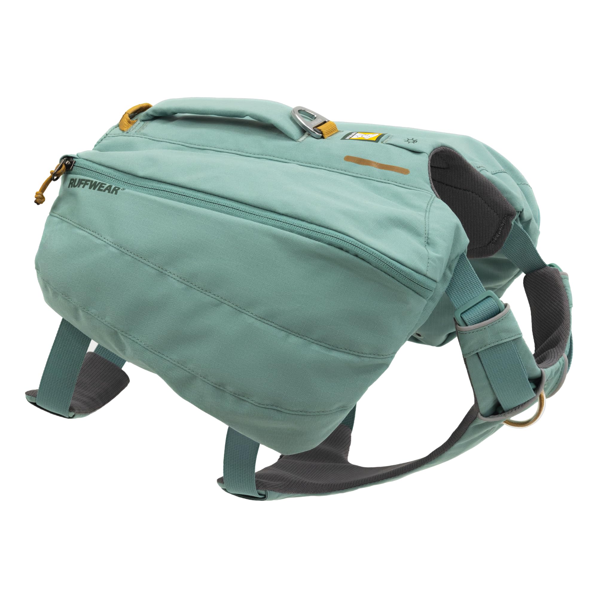 Ruffwear, Front Range Dog Day Pack, Backpack With Handle For Hikes & Day Trips, River Rock Green, Medium