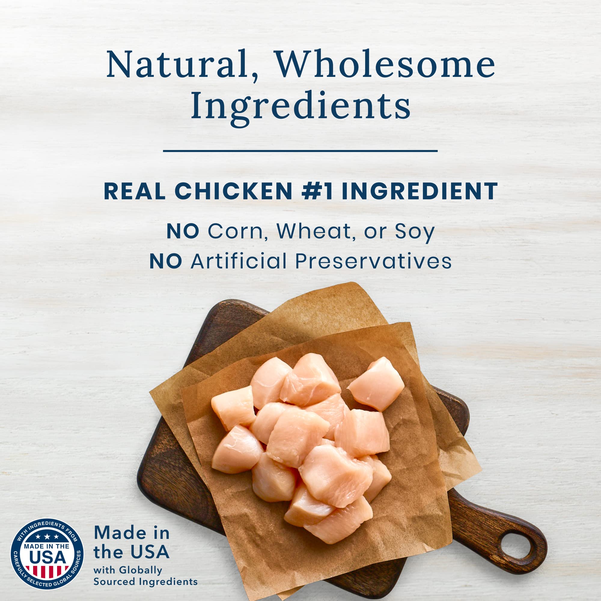 Blue Buffalo True Chews Premium Grillers Dog Treats, Made in the USA with Natural Ingredients, Chicken, 12-oz Bag